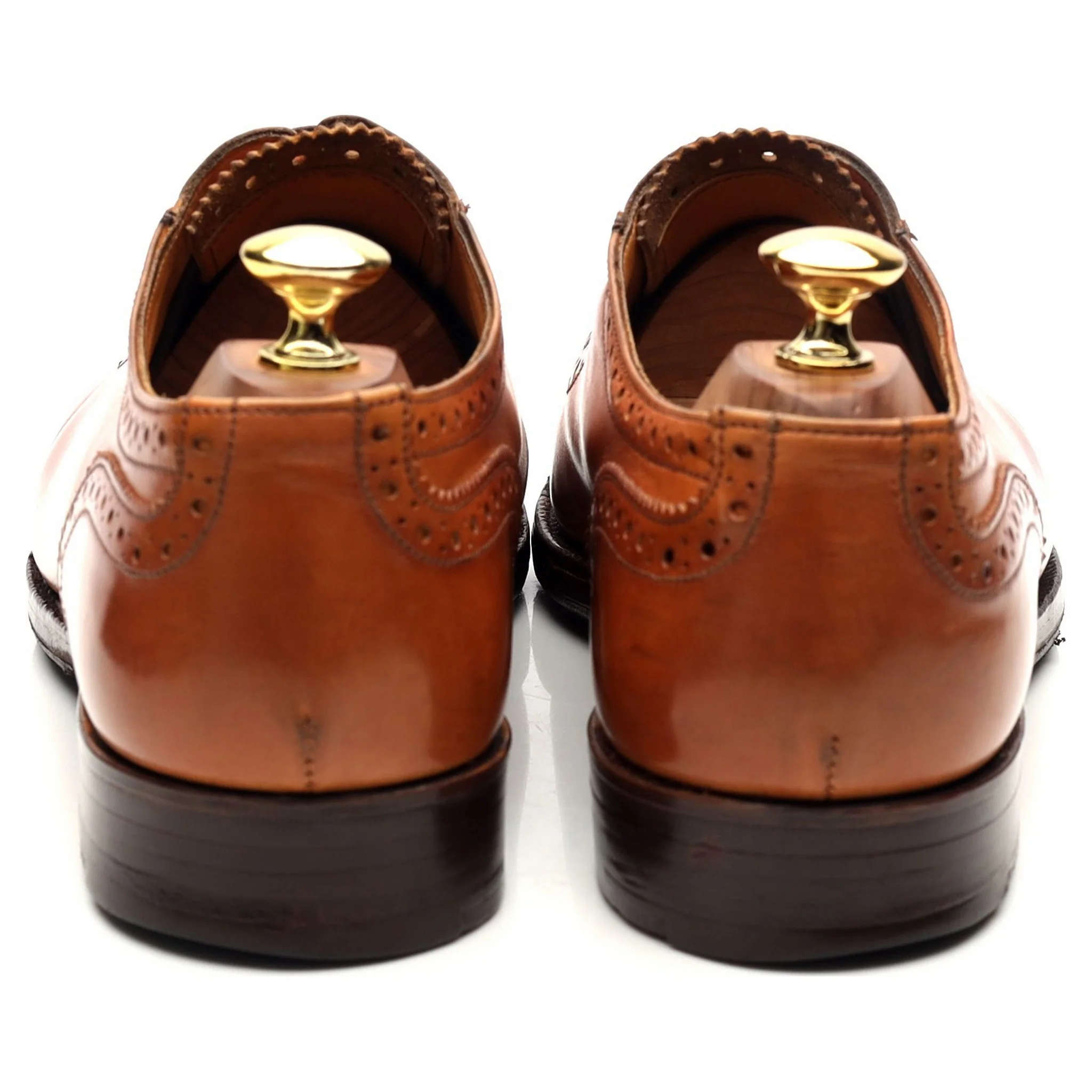 'Belgrave' Tan Brown Leather Oxford UK 8 - Image 4