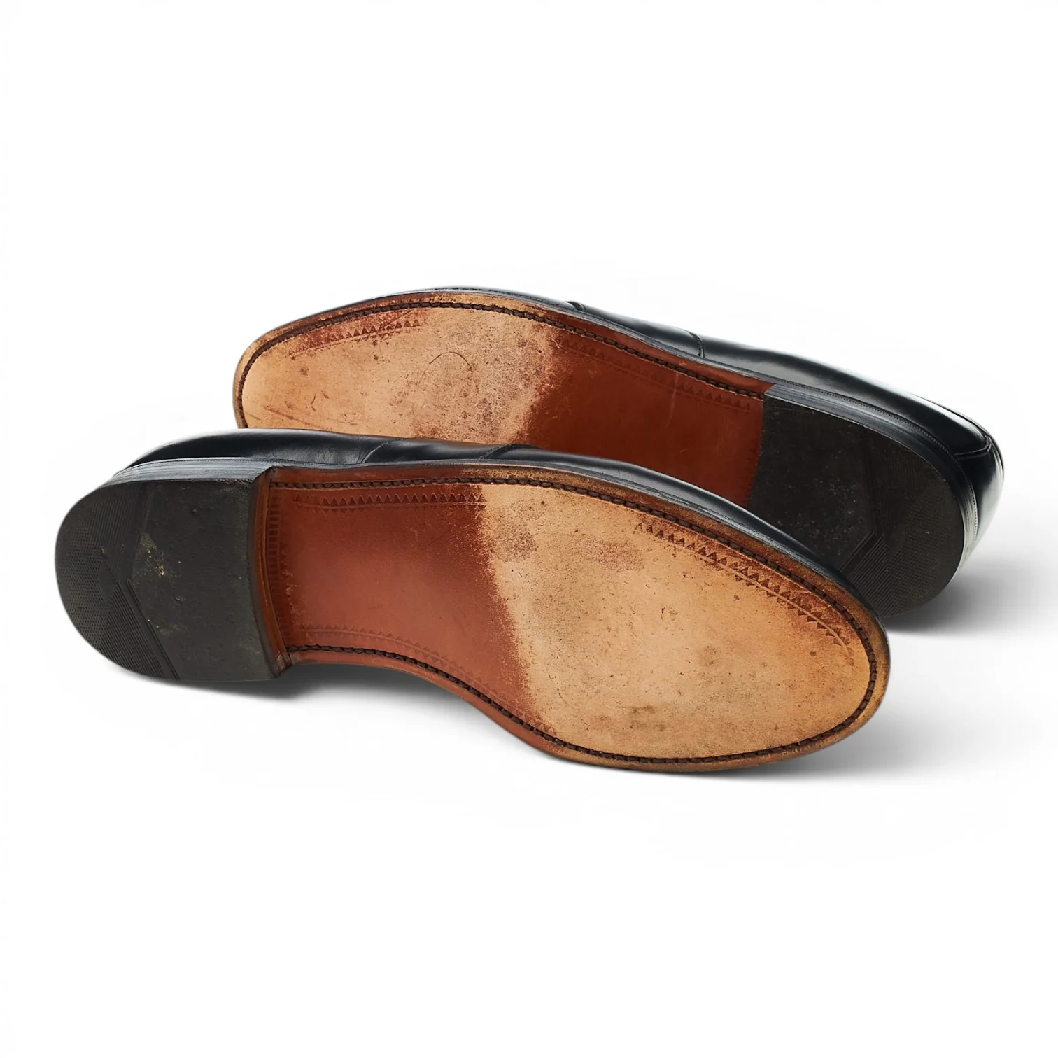 'Berkeley' Black Leather Loafers UK 8.5 EX - Image 5