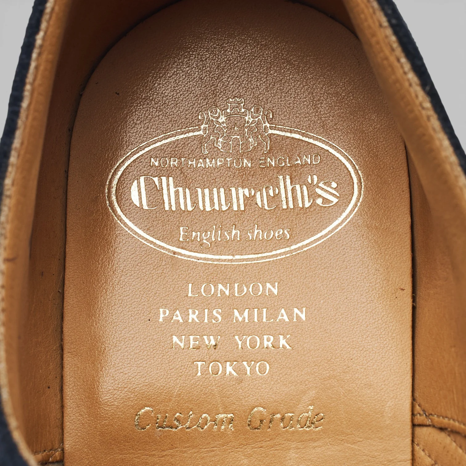 'Berlin' Navy Blue Suede Oxford Brogues UK 8 G - Image 6