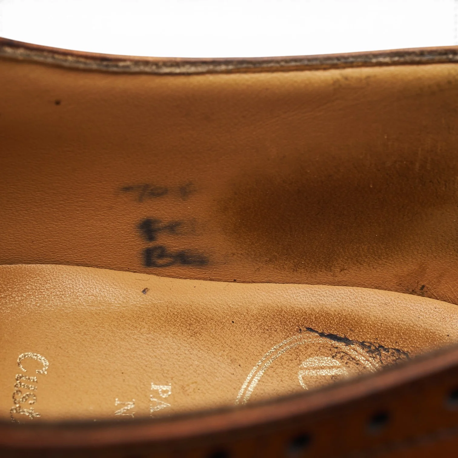 'Berlin' Tan Brown Leather Oxford Brogues UK 7 F - Image 7