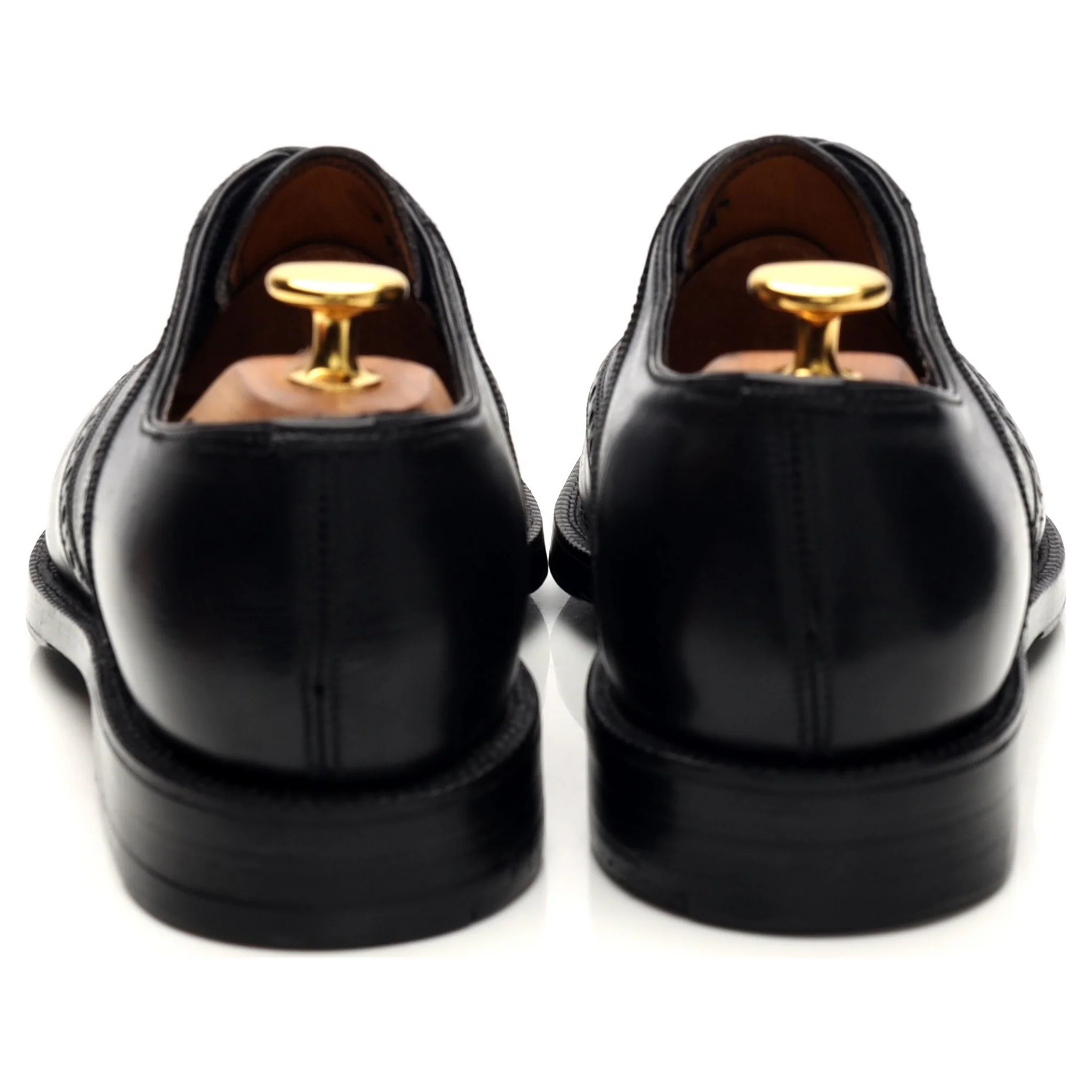 Bespoke Black Leather Saddle Oxford UK 6 / UK 6.5 E - Image 4