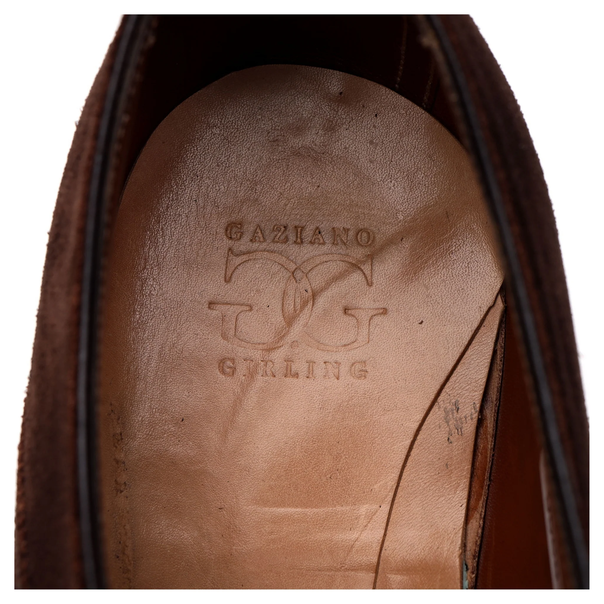 Bespoke Dark Brown Suede Saddle Oxfrod UK 6 / UK 6.5 E - Image 6