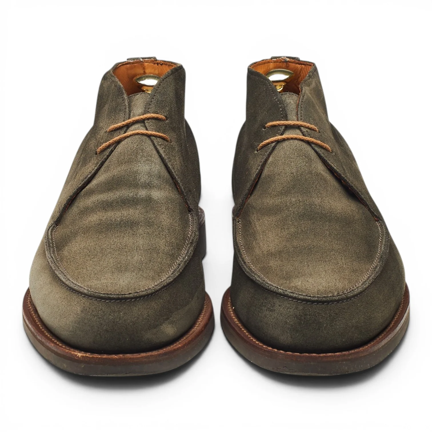 'Bibury' Earth Green Suede Chukka Boots UK 7.5 E - Image 2