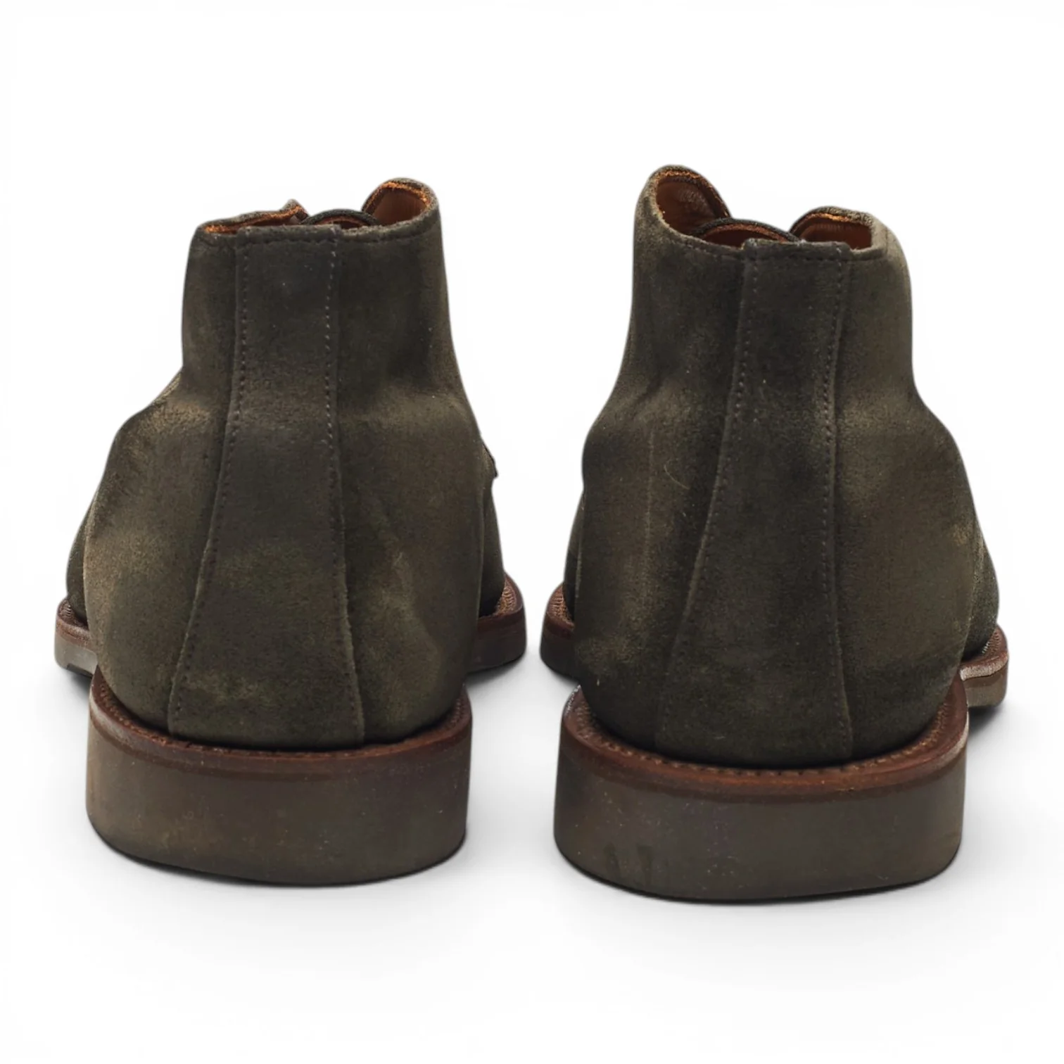 'Bibury' Earth Green Suede Chukka Boots UK 7.5 E - Image 4