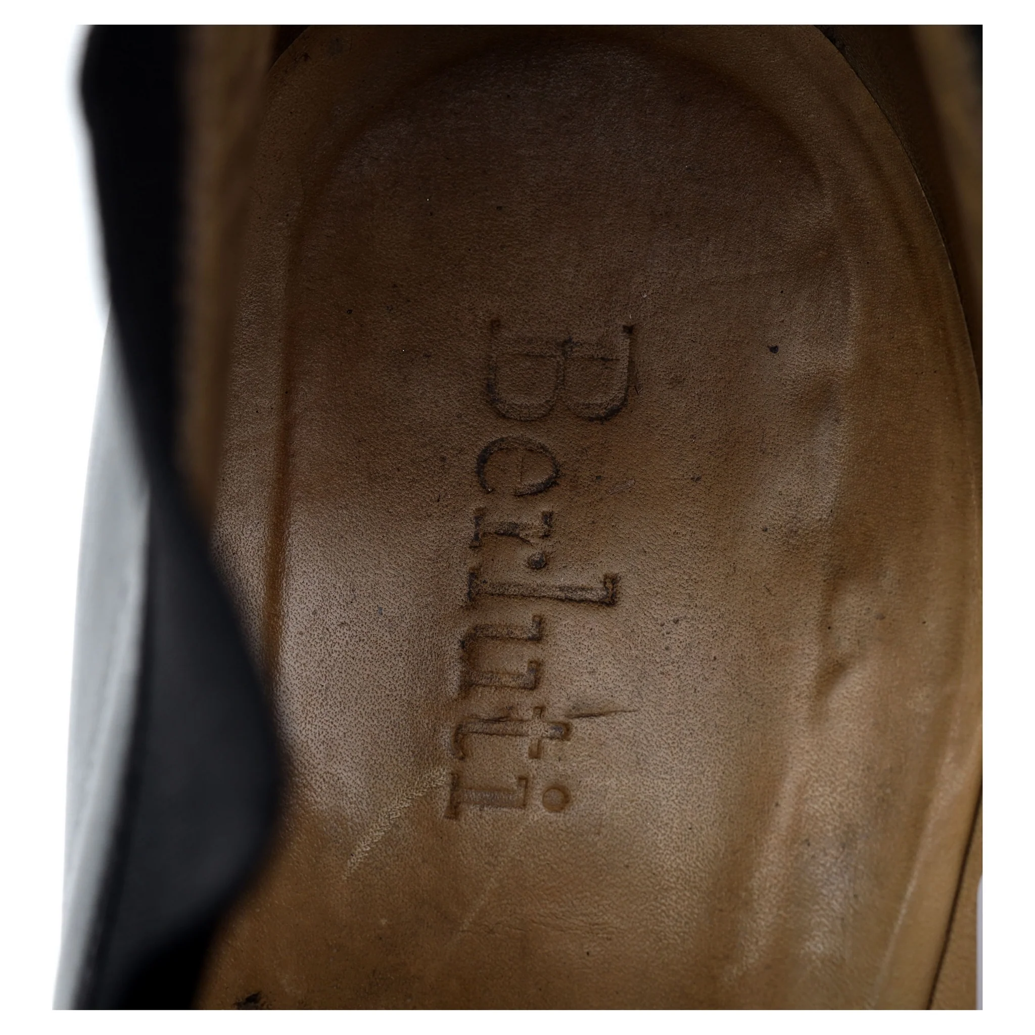Black Leather Low Chelsea Boots UK 9.5 - Image 12