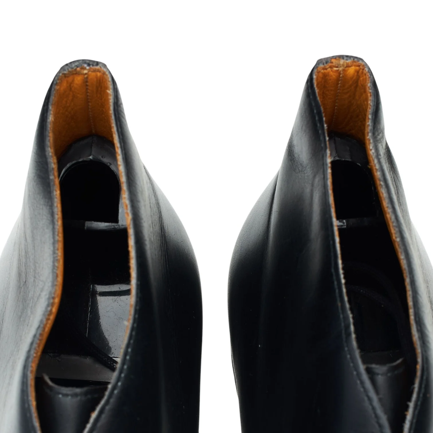 Black Leather Split Toe Chukka Boots UK 7.5 E - Image 7
