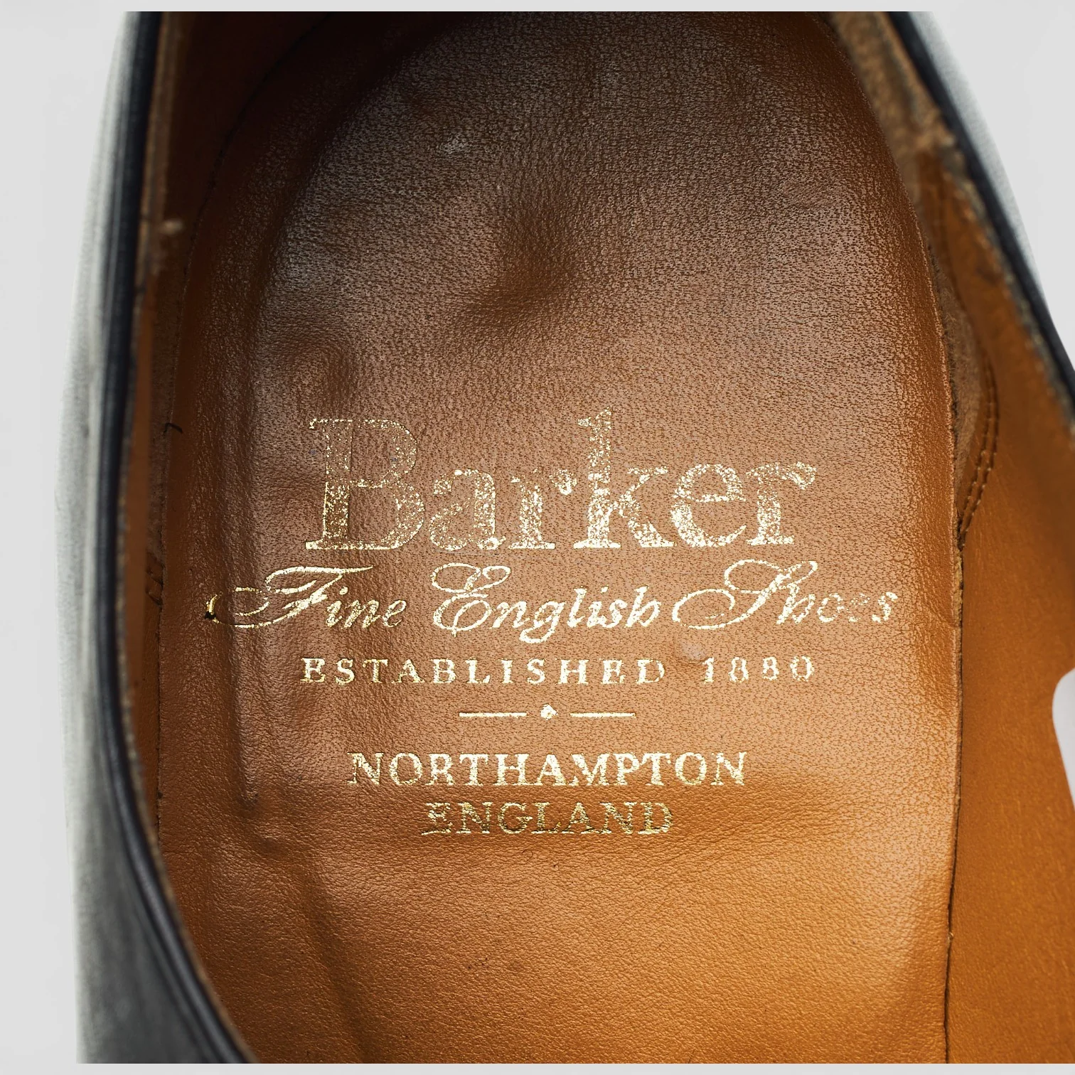 Black Leather Derby UK 7 E - Image 6