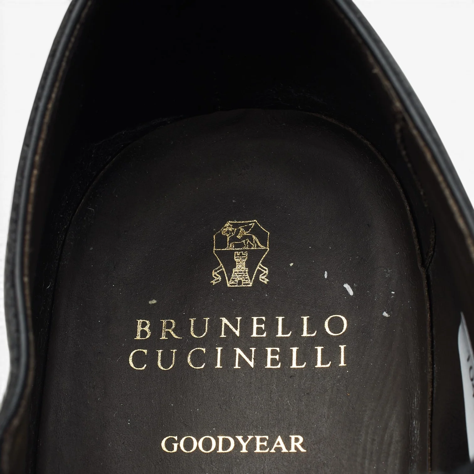 Black Leather Derby UK 8 EU 42 - Image 6