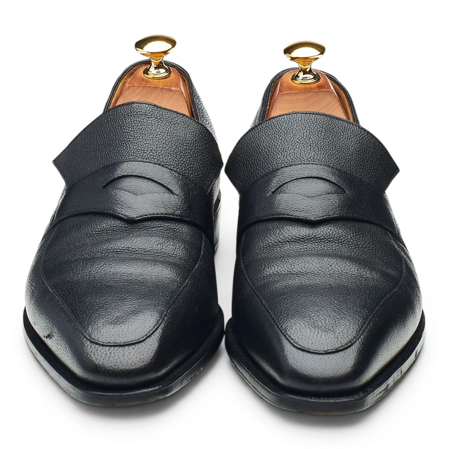 'Rascaille' Black Leather Loafers UK 7 - Image 2