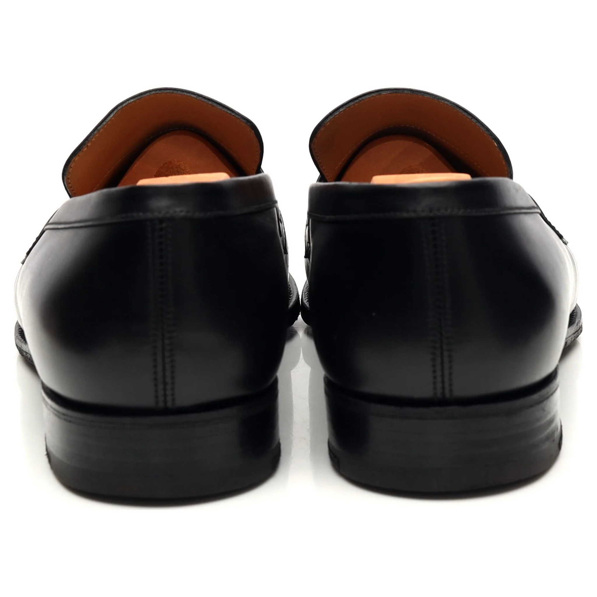 'Eton' Black Leather Loafer 7 E UK 7.5 - Image 4