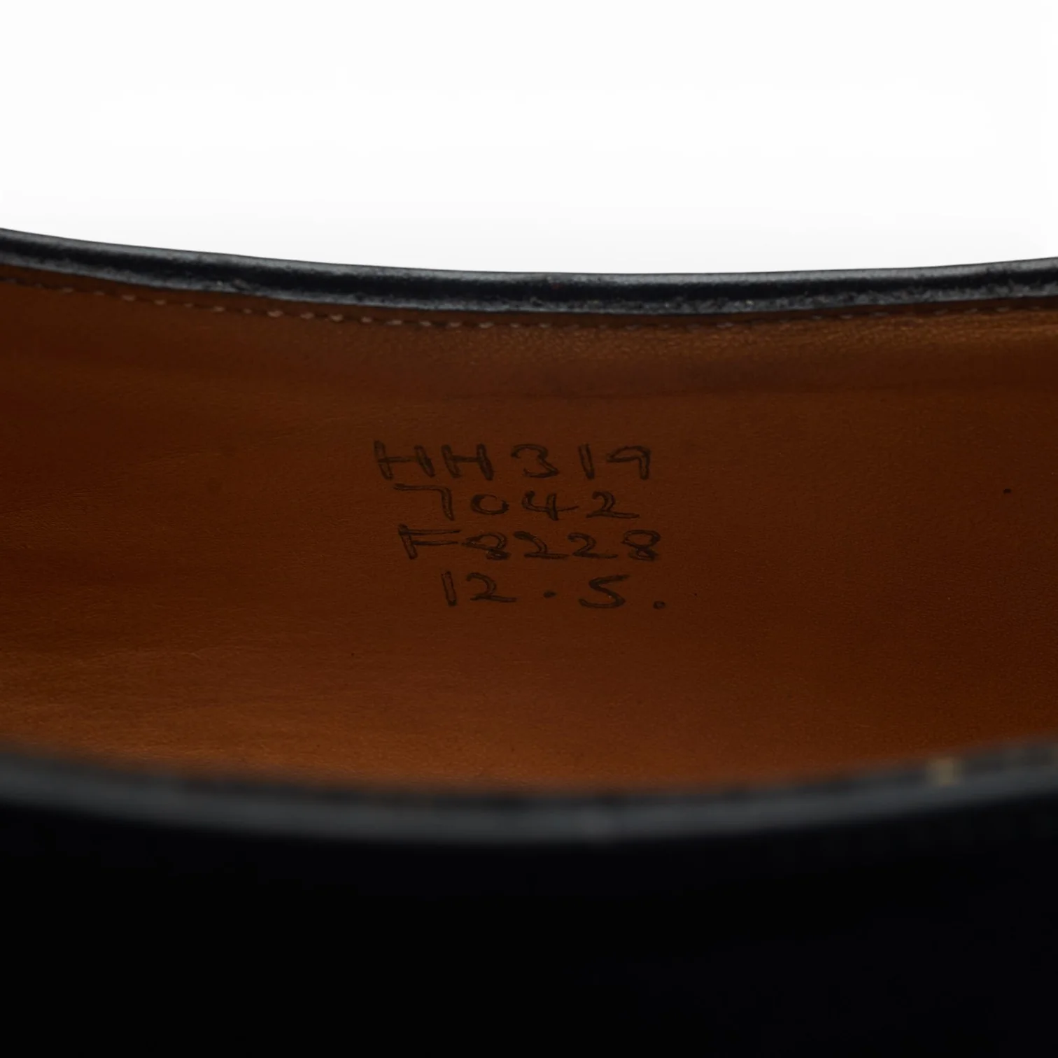 Black Leather Monk Strap UK 12 - Image 7