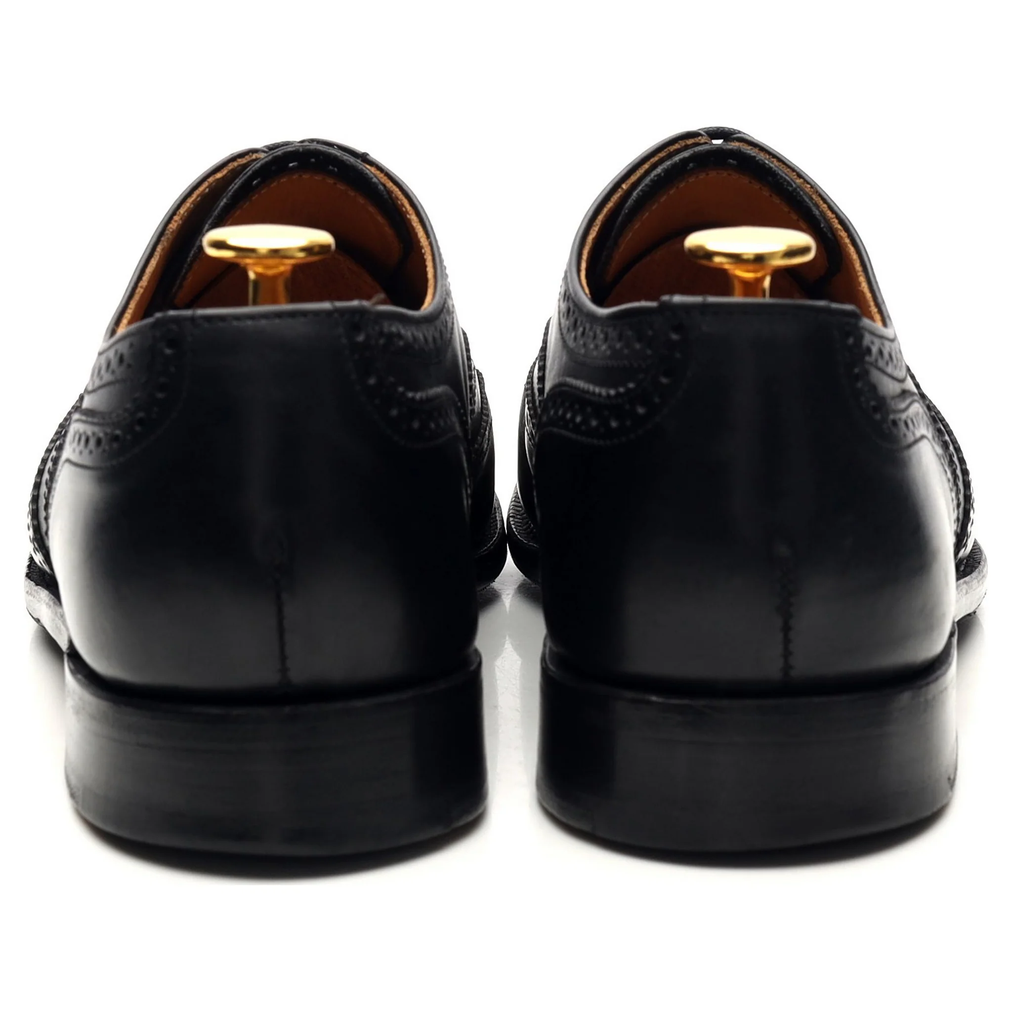 'Epsom' Black Leather Oxford Brogues UK 6 - Image 4
