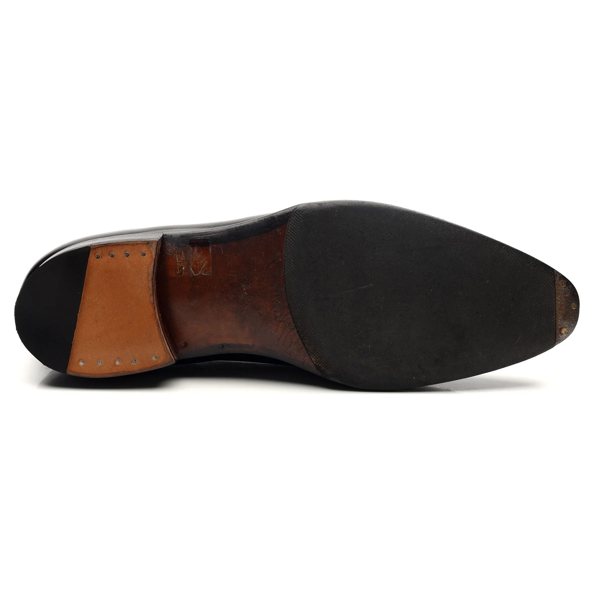 Black Leather Oxford UK 8 - Image 11