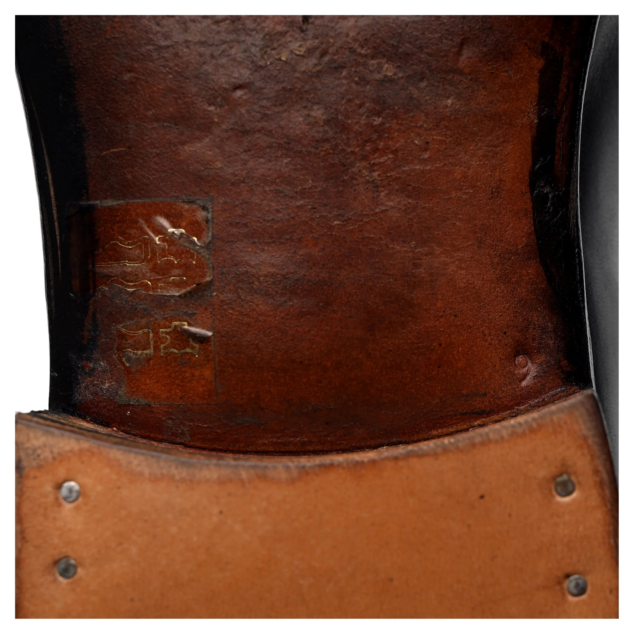 Black Leather Oxford UK 8 - Image 13