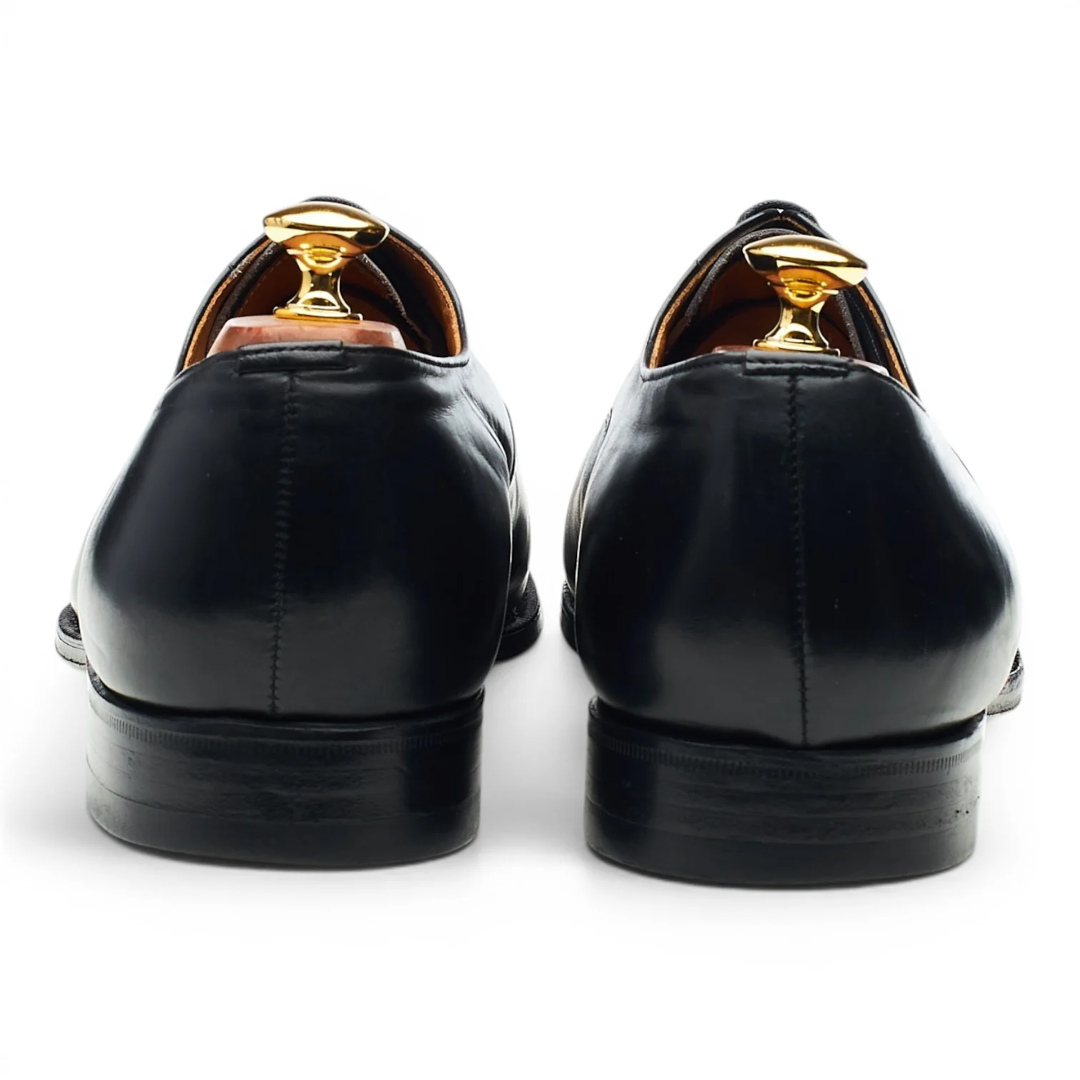 Black Leather Oxford UK 10.5 G - Image 4