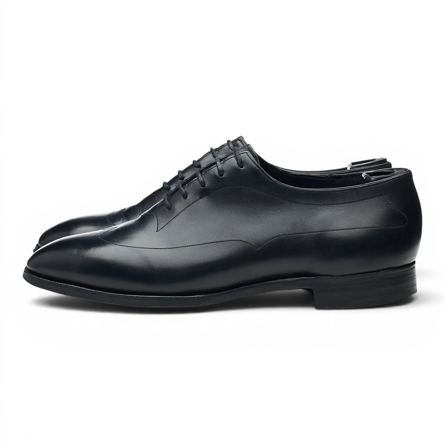 Black Leather Oxford UK 6.5 E - Image 3