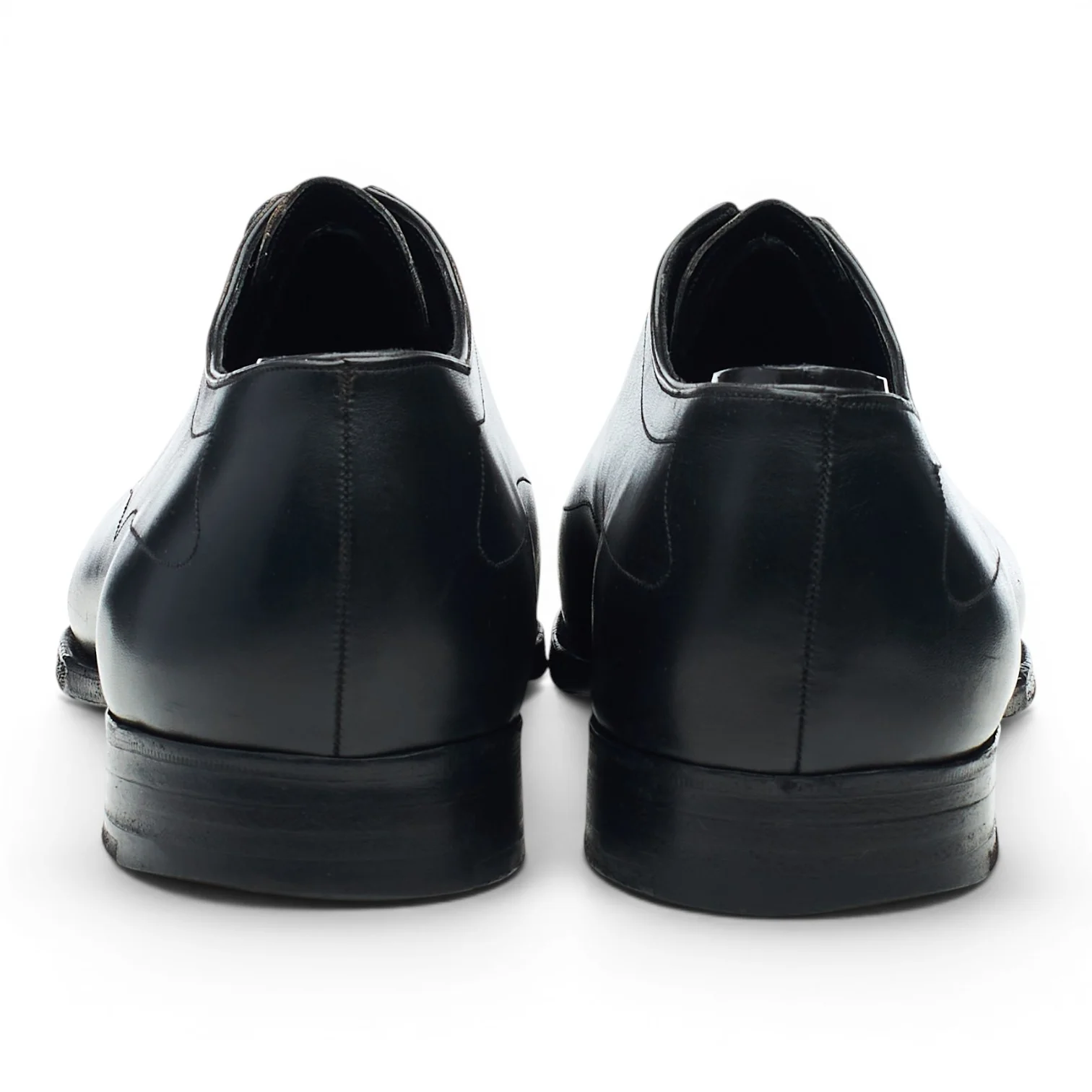 Black Leather Oxford UK 6.5 E - Image 4