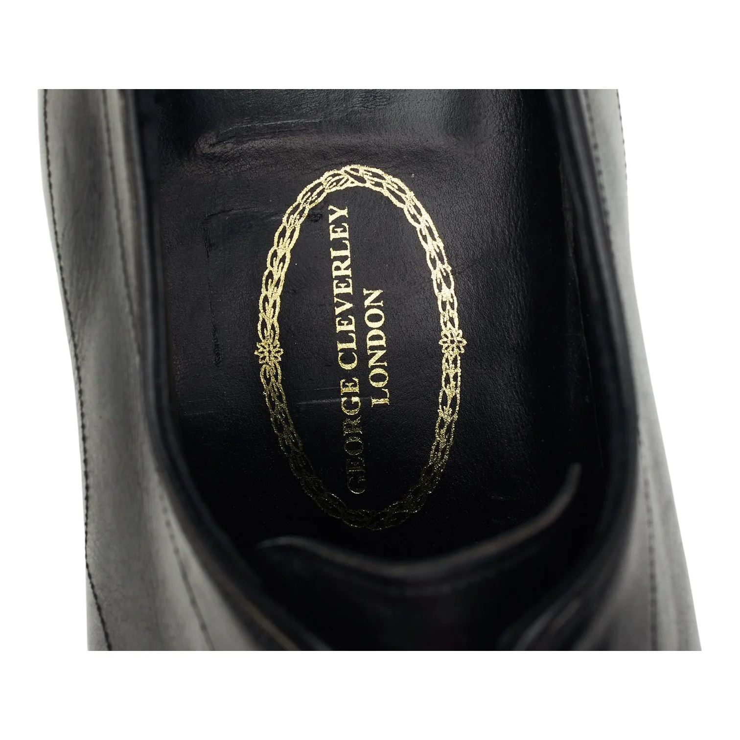 Black Leather Oxford UK 6.5 E - Image 7