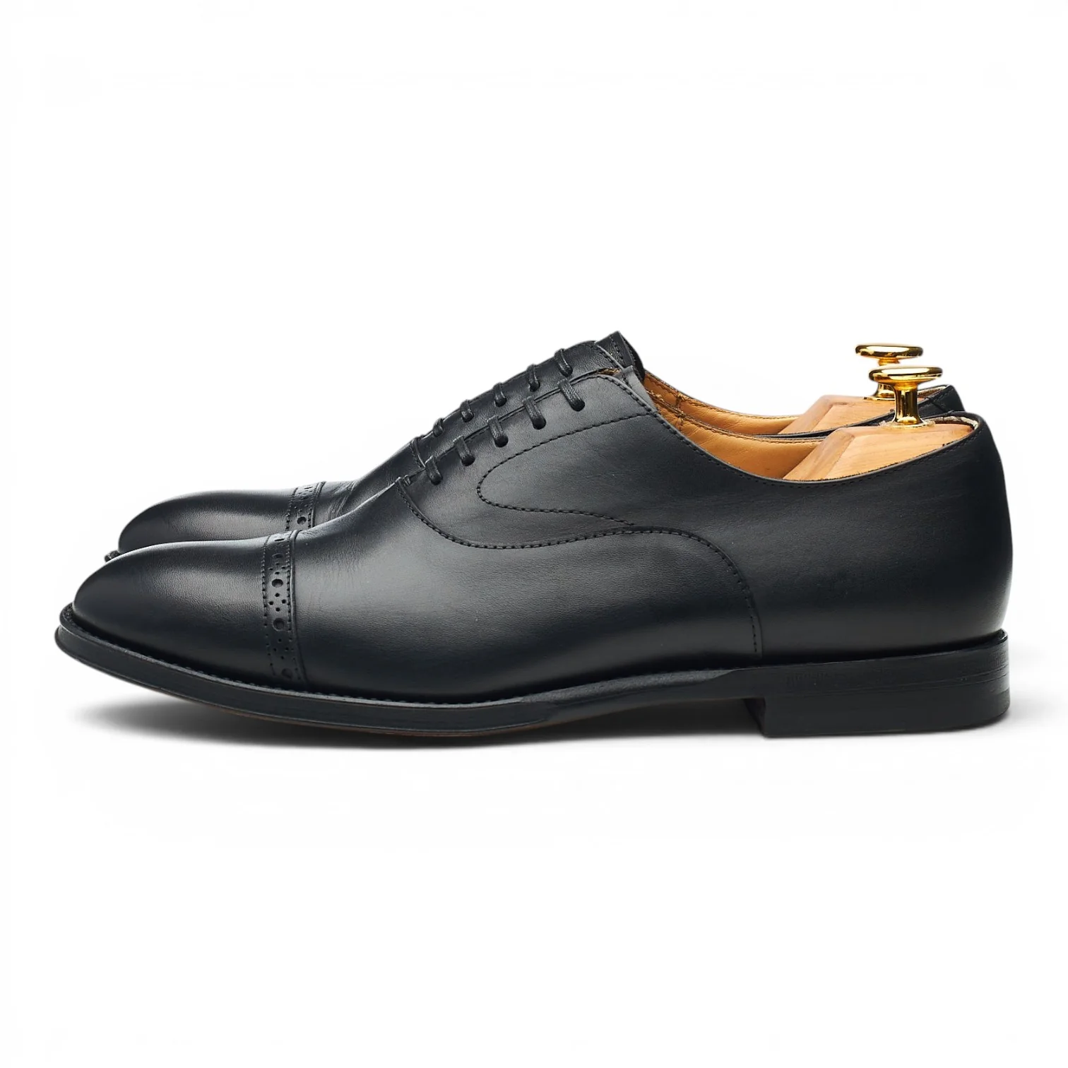 'Beaumont' Black Leather Oxford UK 6 EU 40 - Image 3