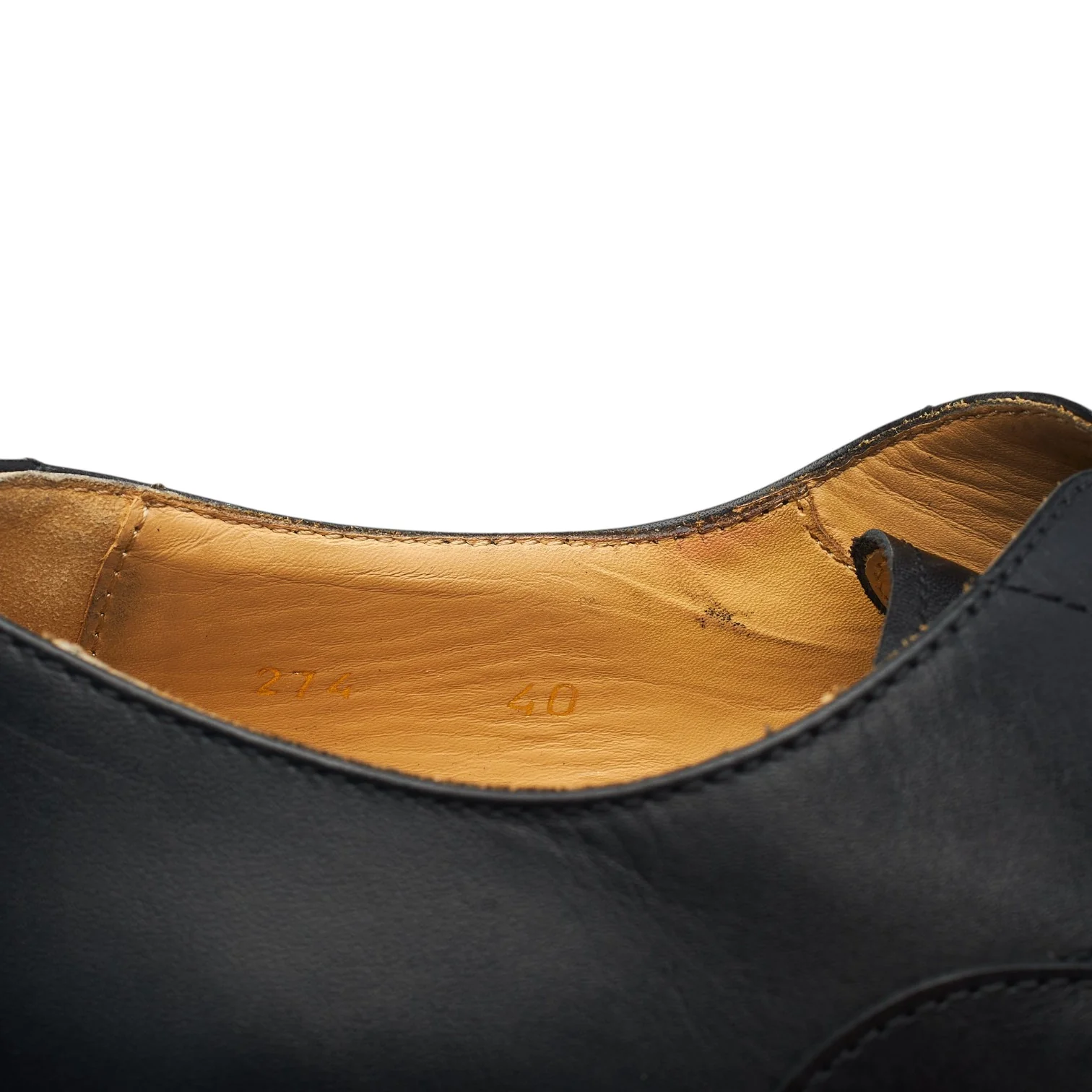 'Beaumont' Black Leather Oxford UK 6 EU 40 - Image 7