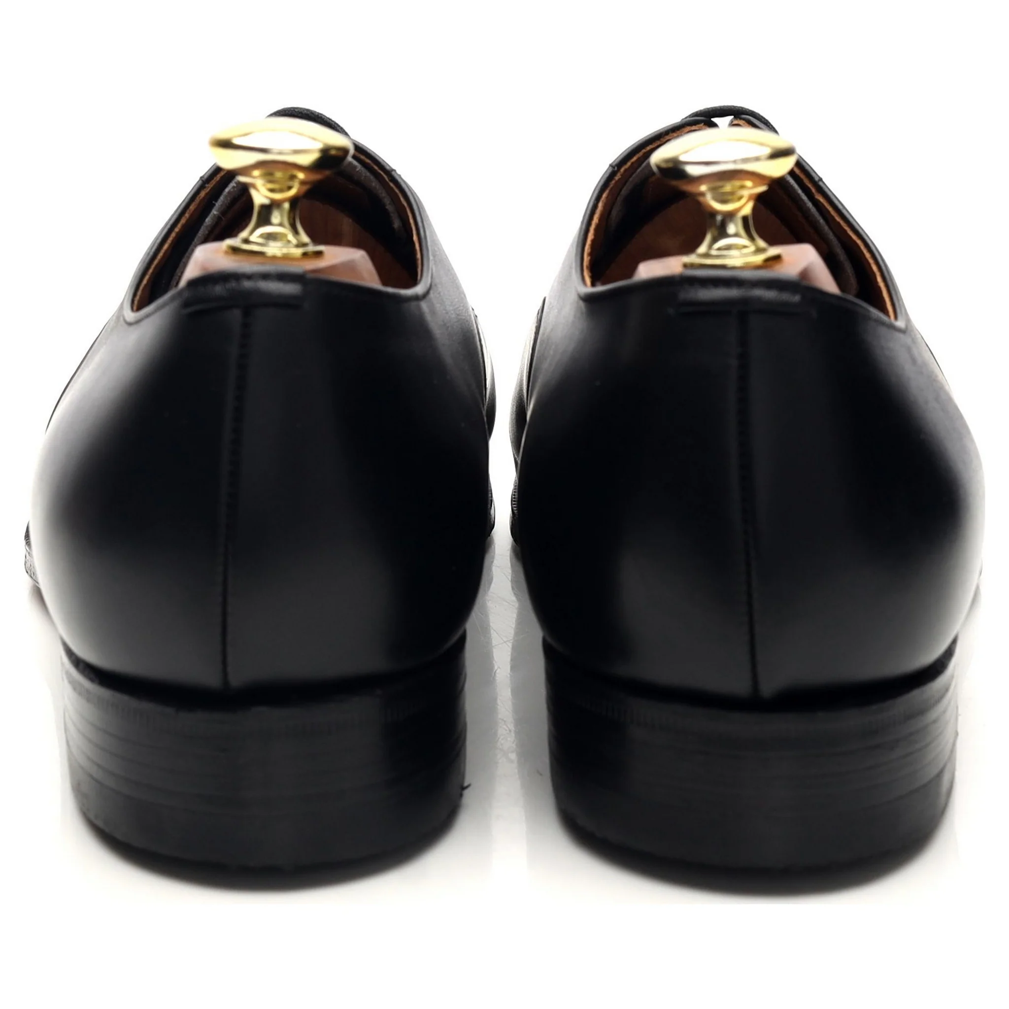 Black Leather Oxford UK 7 F - Image 4
