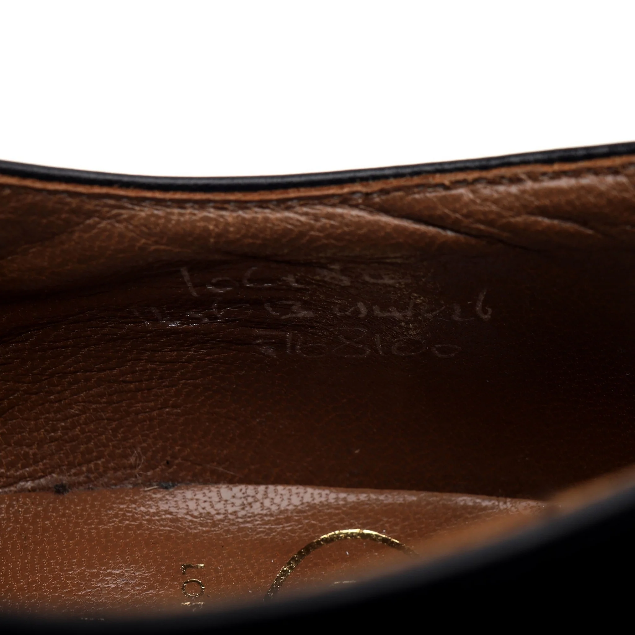 Black Leather Oxford UK 7 F - Image 7