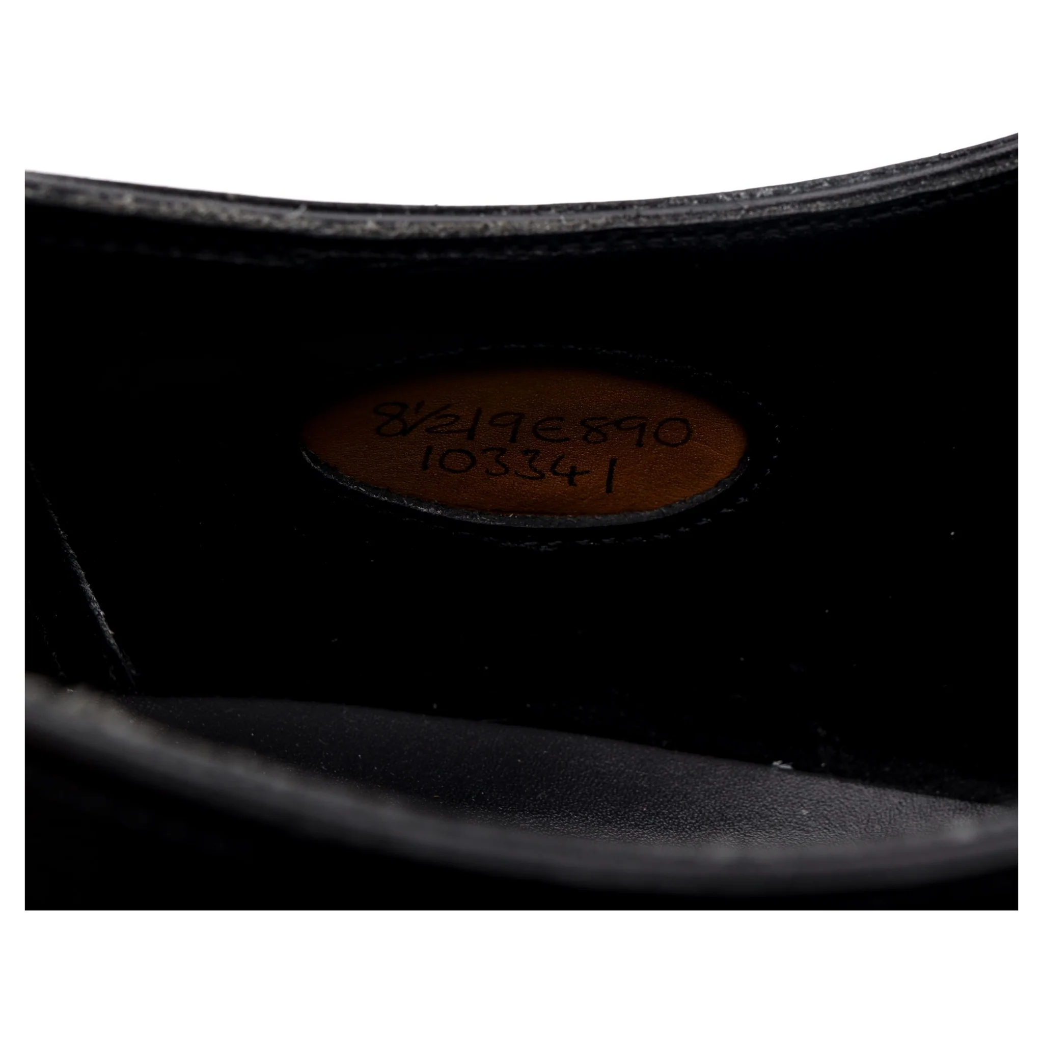 Black Leather Oxford UK 8.5 E - Image 13