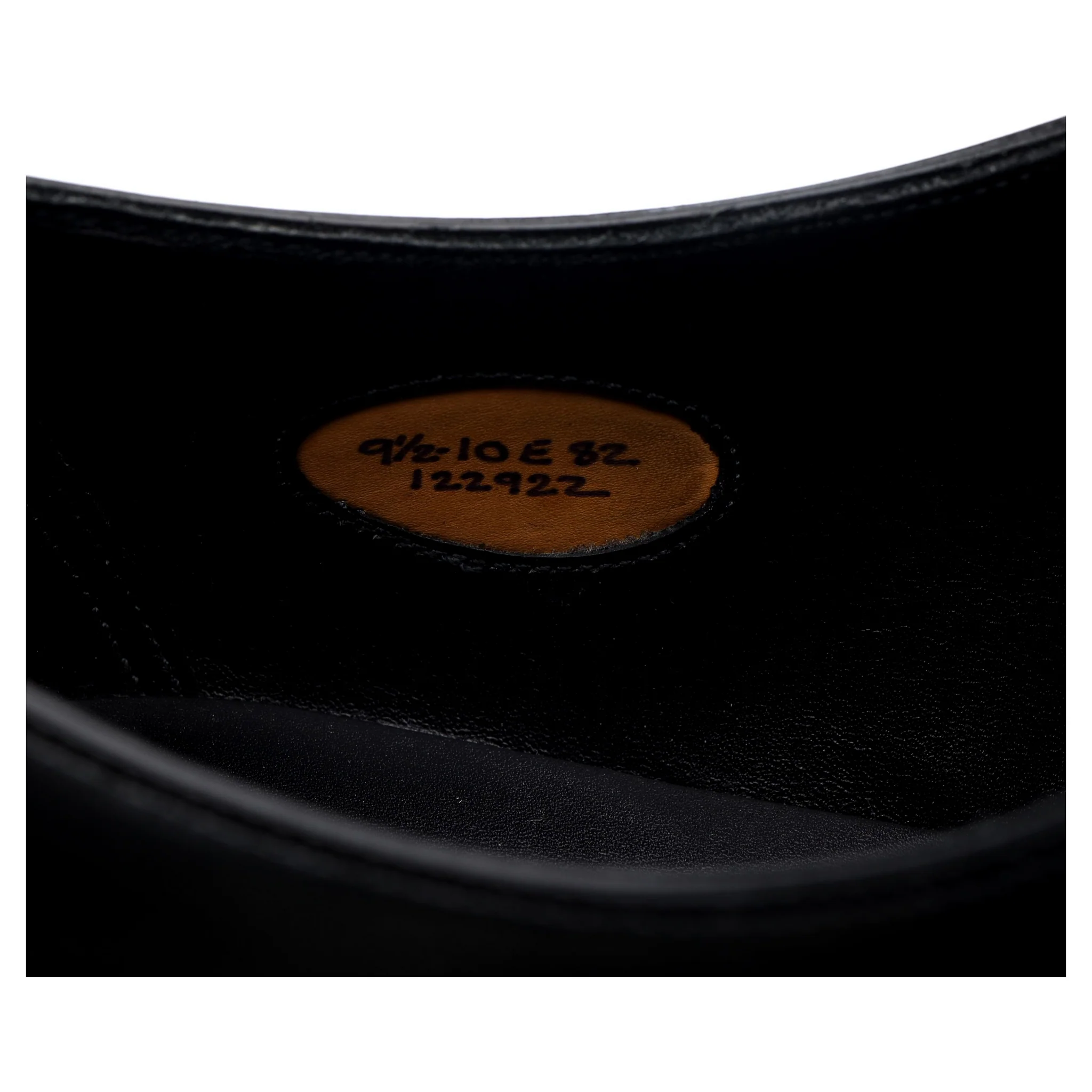 'Chelsea' Black Leather Oxford UK 9.5 E - Image 13