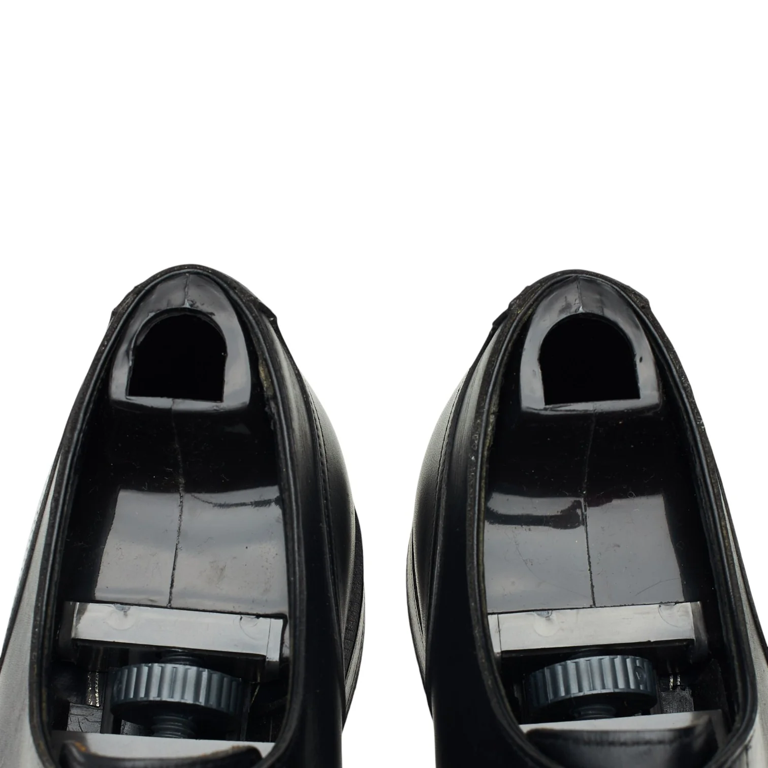 Black Leather Split Toe Derby UK 7 E - Image 6