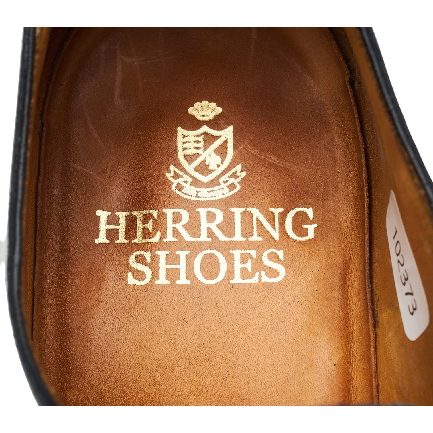 Black Leather Wholecut Oxford UK 8.5 - Image 6