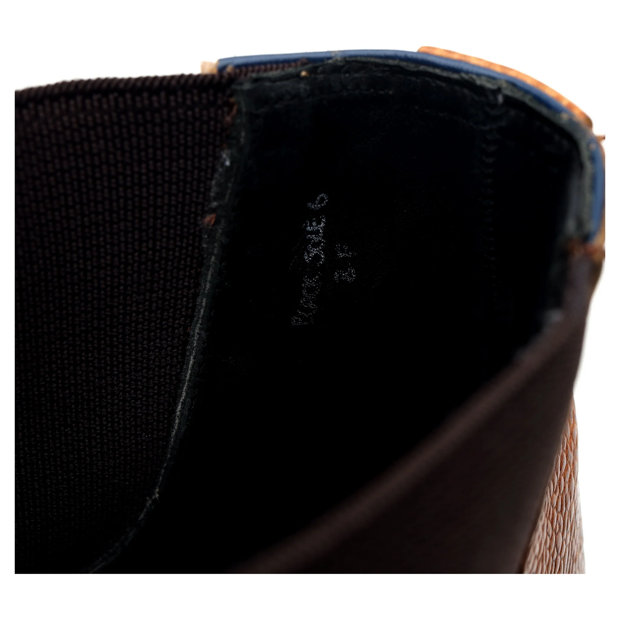 'Black Sole 6' Tan Brown Leather Chelsea Boots UK 8 F - Image 14