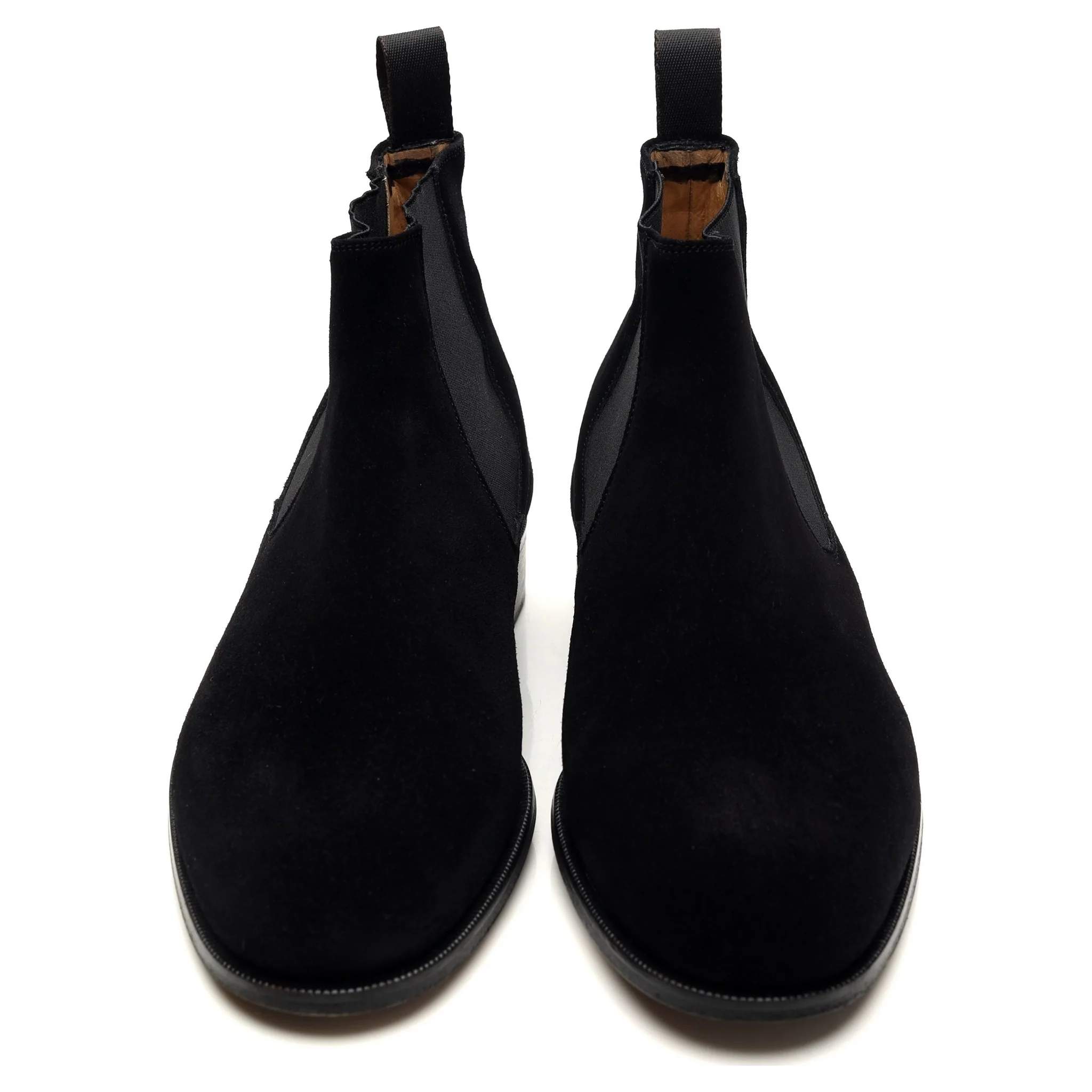 Black Suede Chelsea Boots UK 6.5 - Image 2