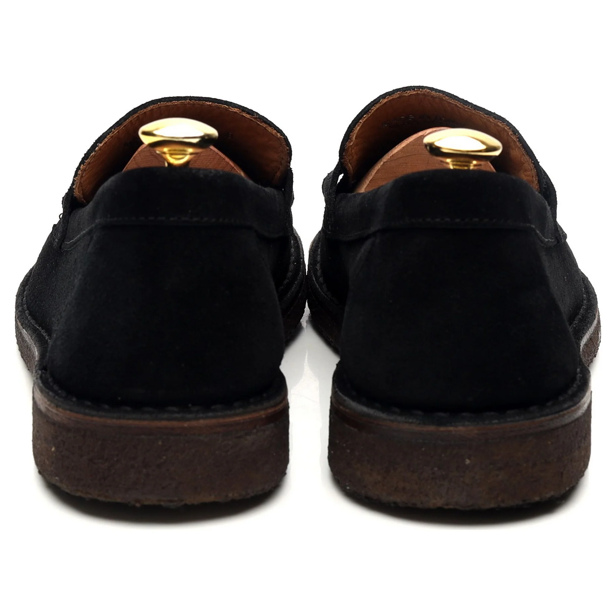 'Canal' Black Suede Loafers UK 8 - Image 4