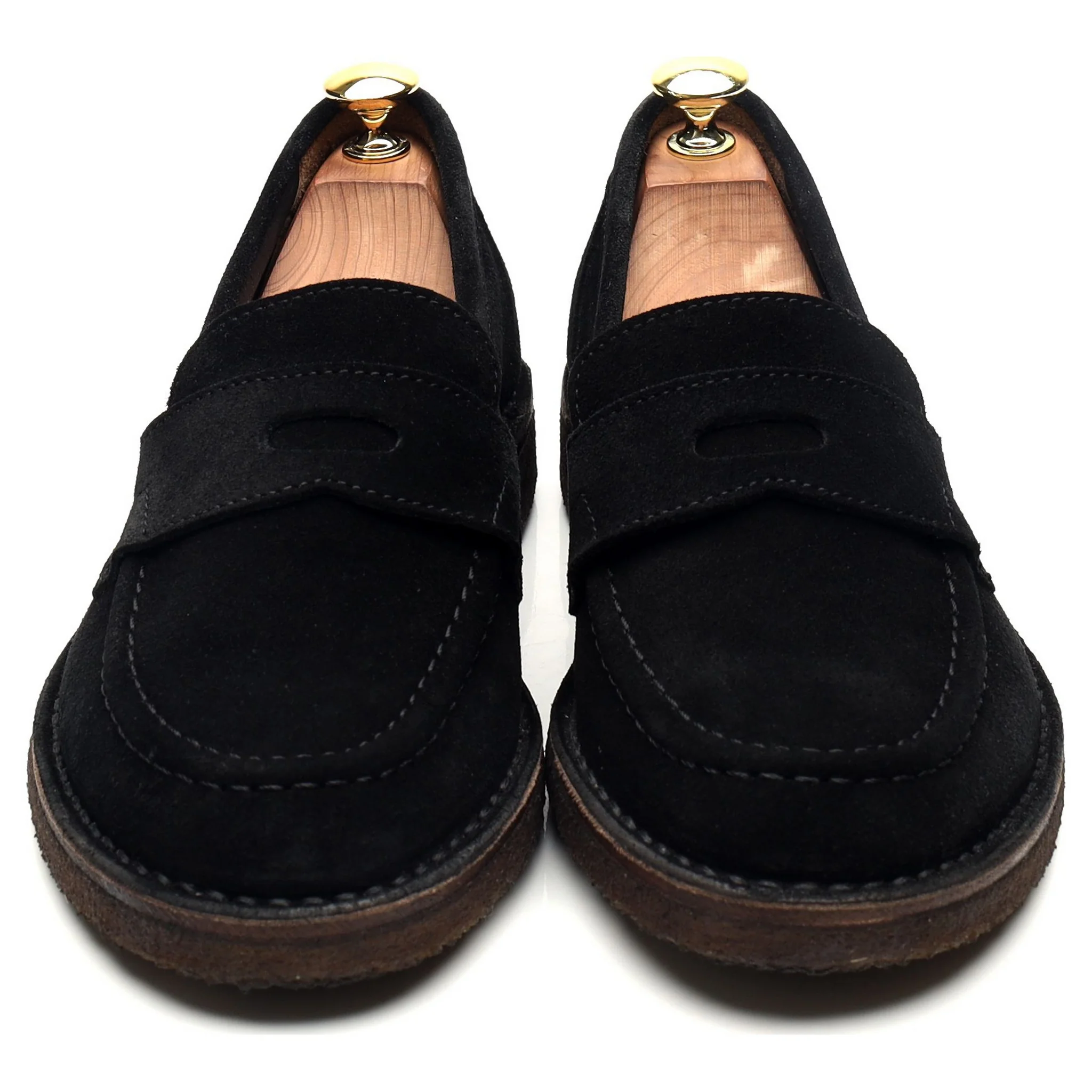 'Canal' Black Suede Loafers UK 8 - Image 9
