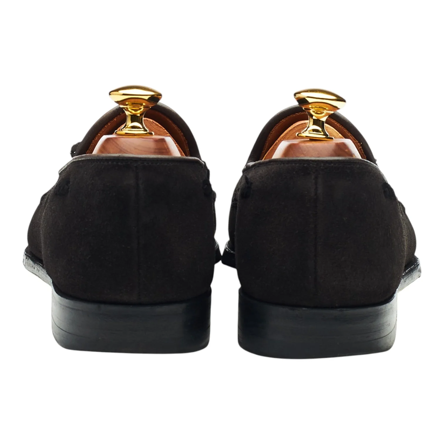 Black Suede Tassel Loafers UK 6.5 EX - Image 4