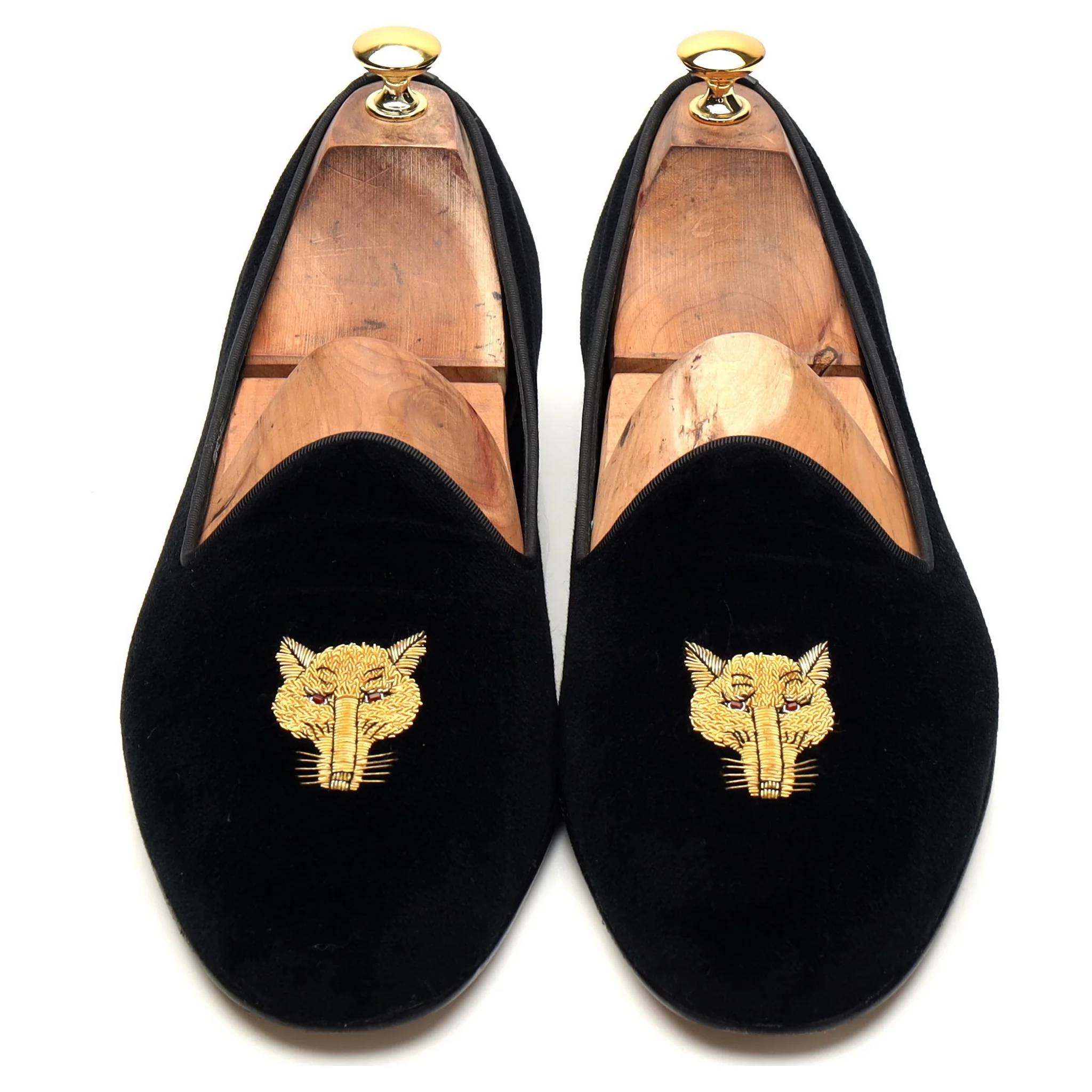 Black Velvet Slippers UK 10.5 E - Image 2