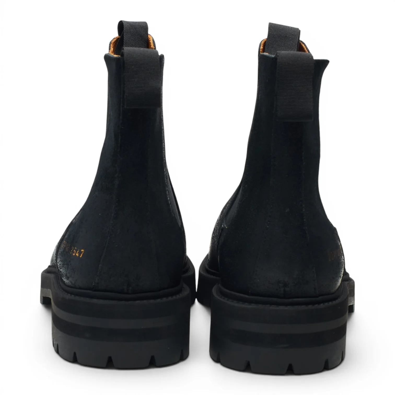 Black Waxed Suede Chelsea Boots UK 6 EU 40 - Image 4