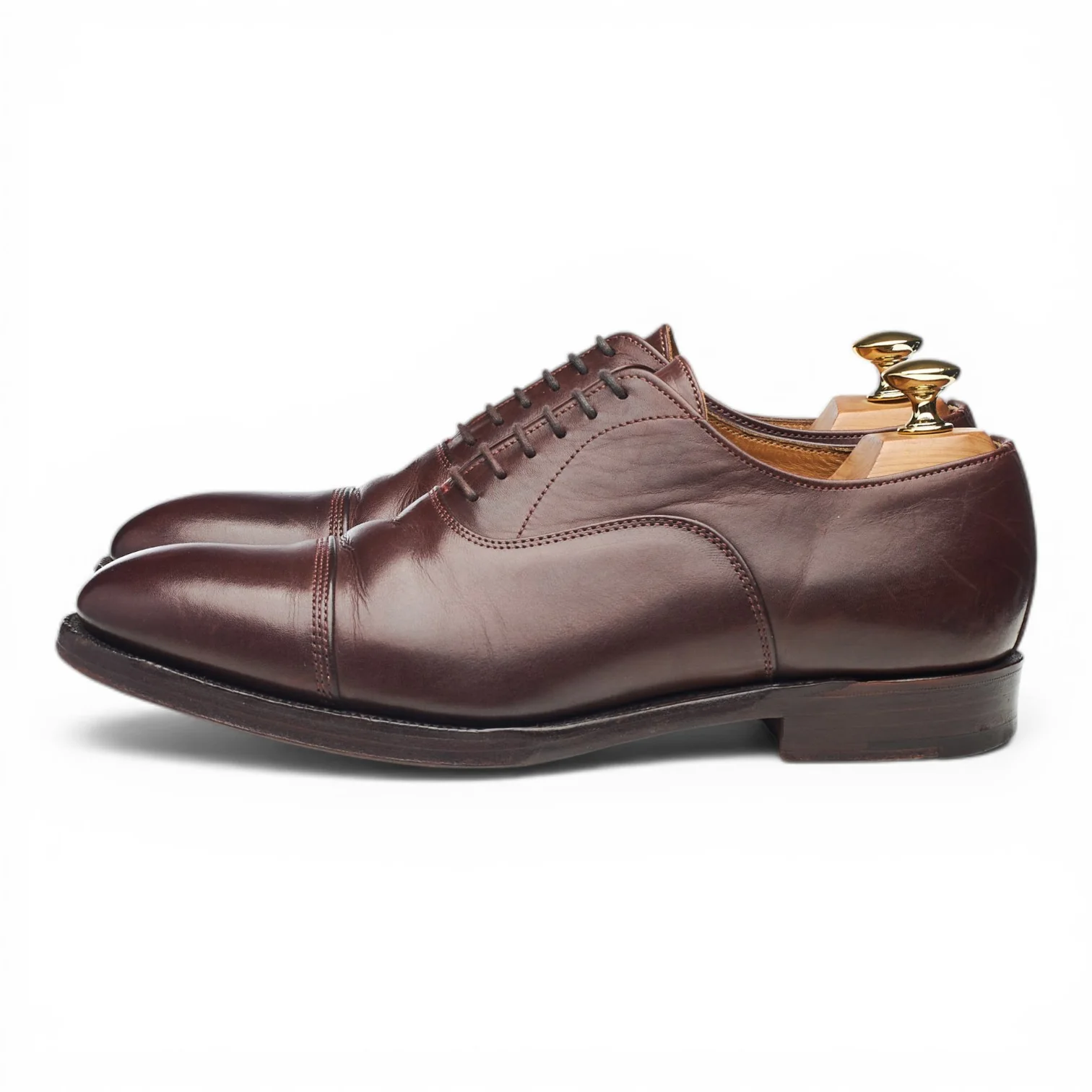 'Bloomsbury' Dark Brown Leather Oxford UK 7 F - Image 3