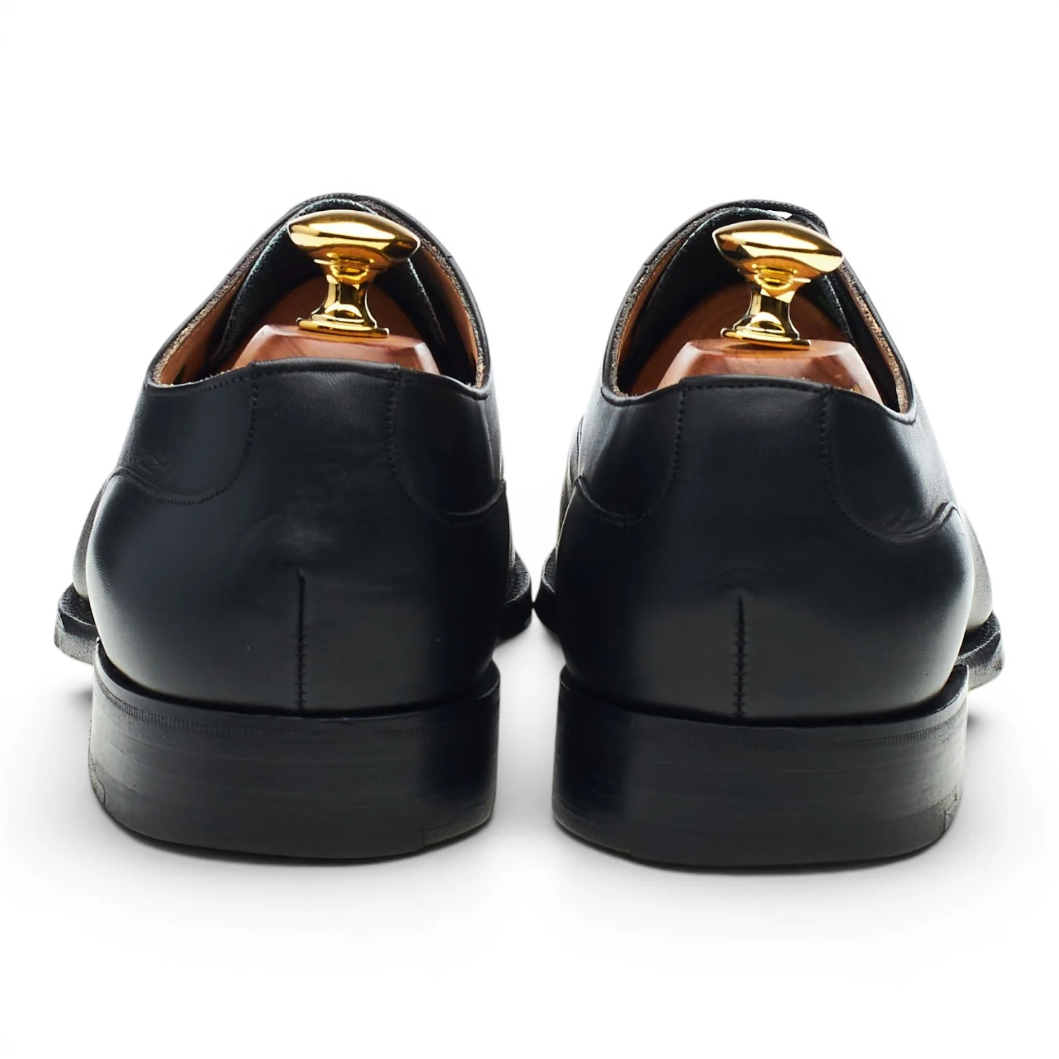 Bodileys Black Leather Semi-Lined Oxford UK 7 F - Image 4