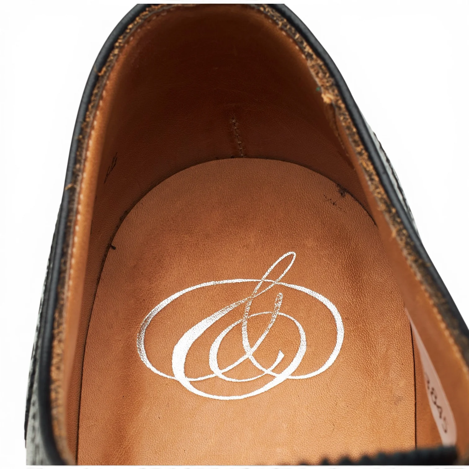 Bodileys 'Hamilton Stanford' Black Leather Oxford Brogues UK 6.5 F - Image 6