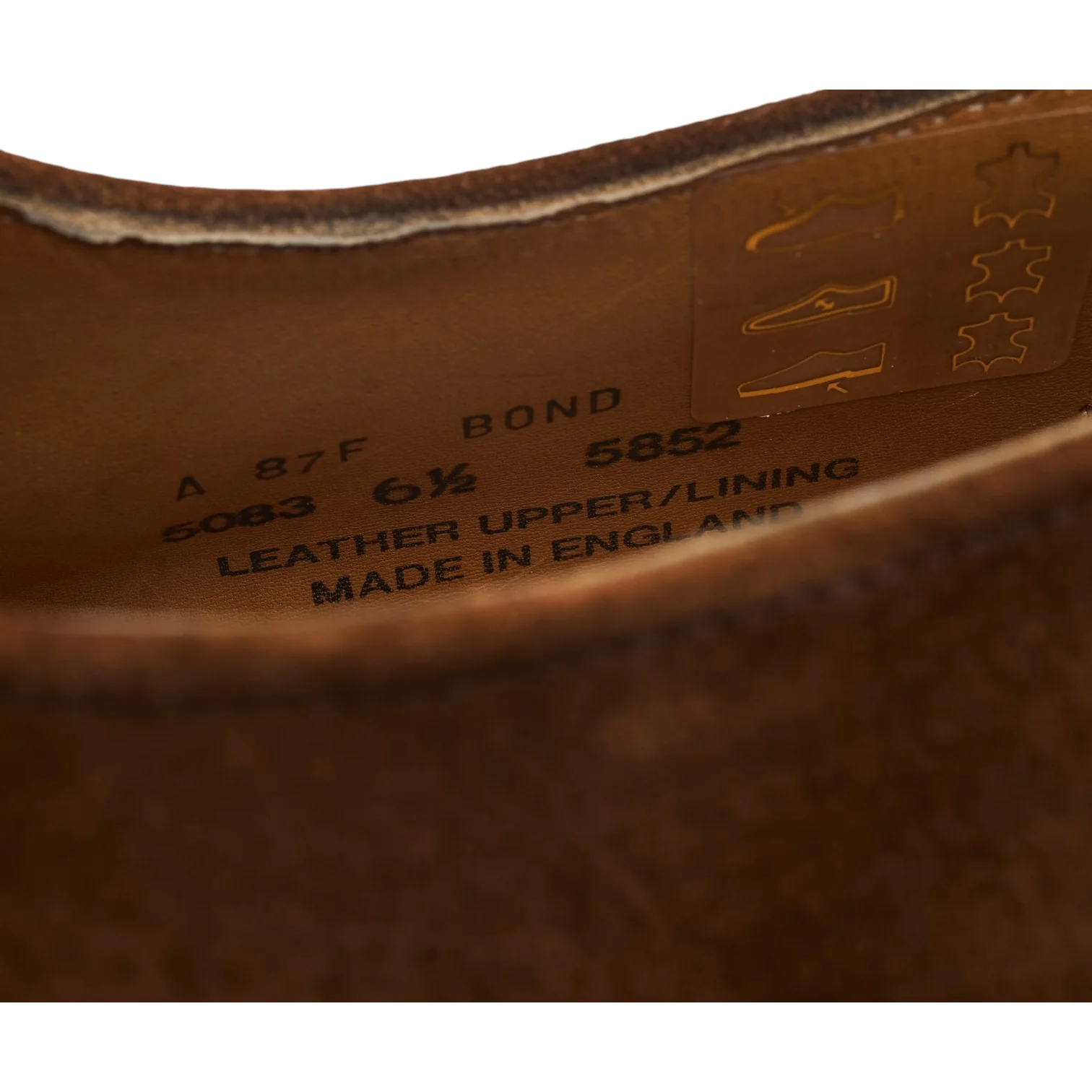 'Bond' Snuff Brown Suede Monk Strap UK 6.5 F - Image 7
