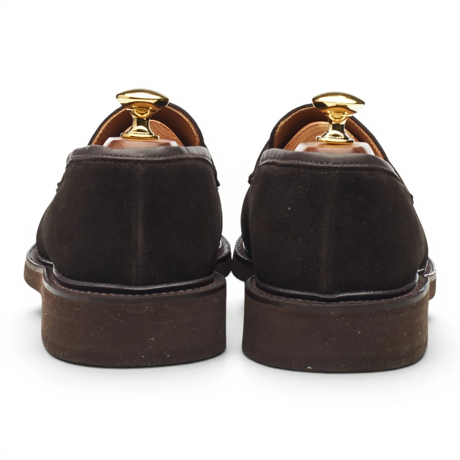 'Boston' Dark Brown Suede Loafers UK 6.5 E - Image 4