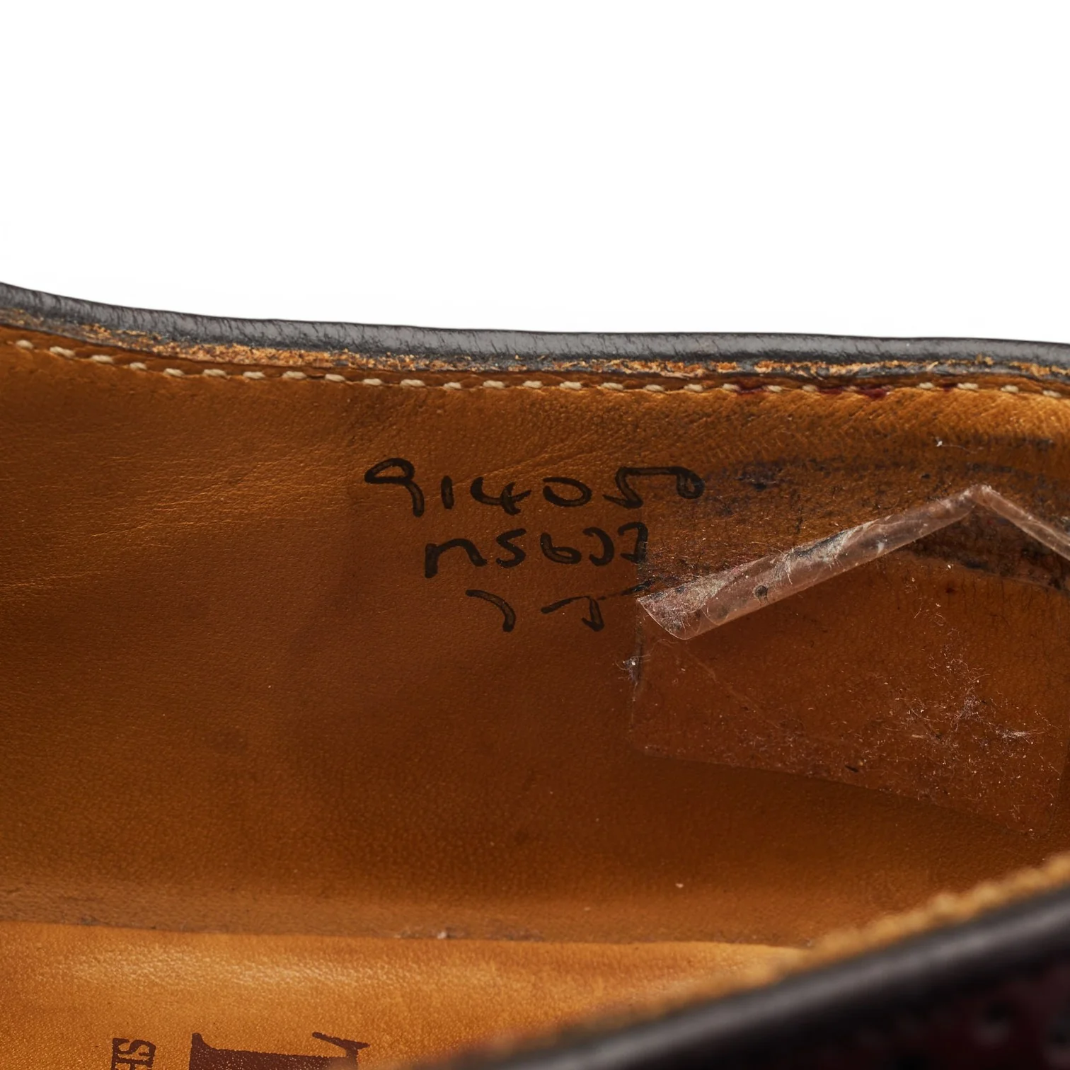 'Bourton' Burgundy Cordovan Leather Derby Brogues UK 7 - Image 7