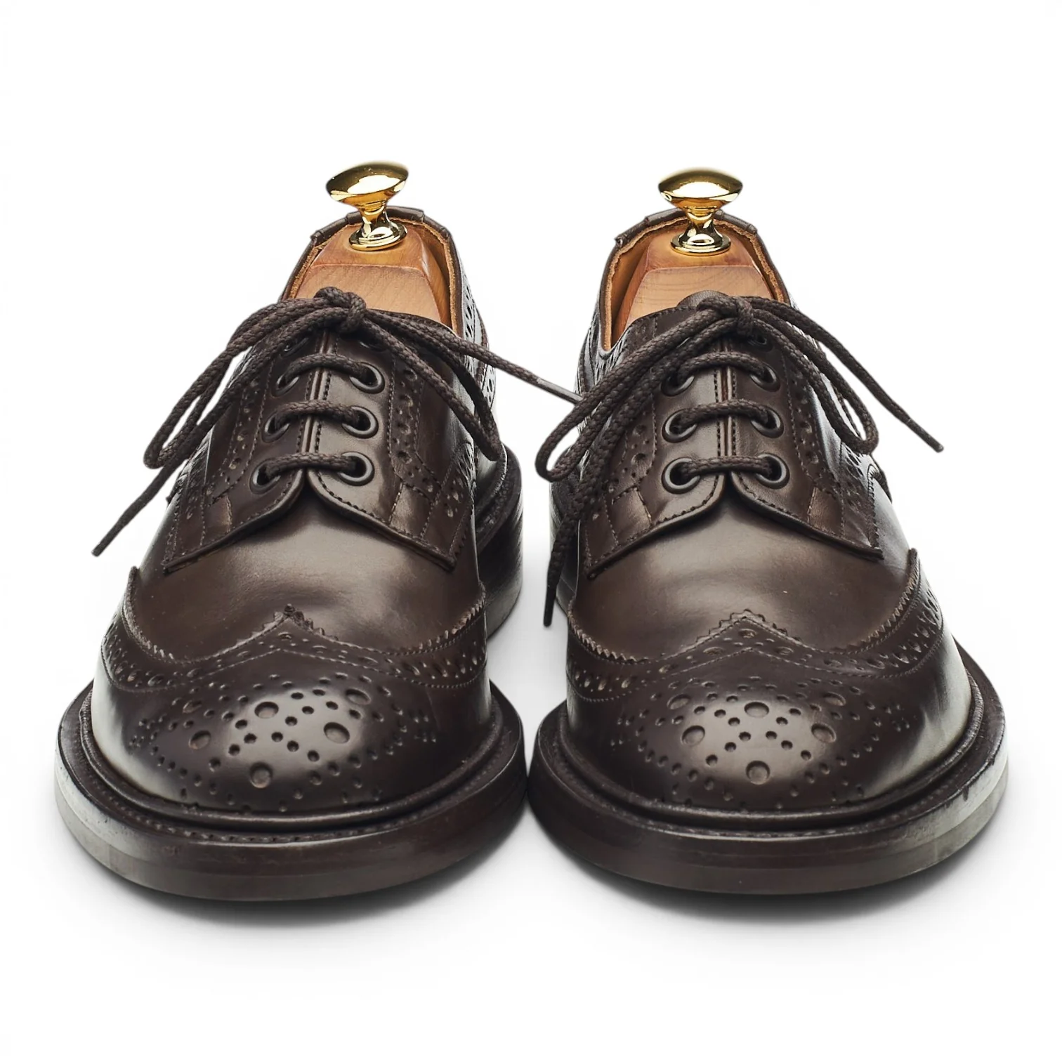 'Bourton' Dark Brown Leather Derby Brogues UK 6.5 - Image 2