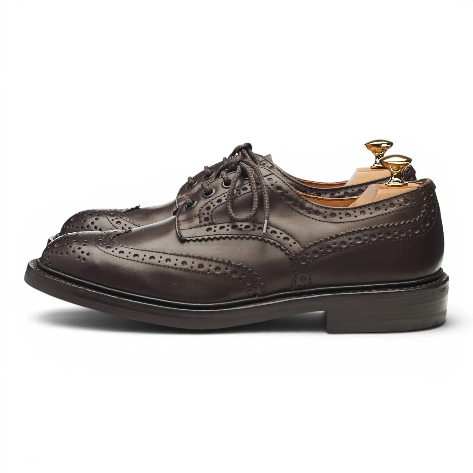 'Bourton' Dark Brown Leather Derby Brogues UK 6.5 - Image 3