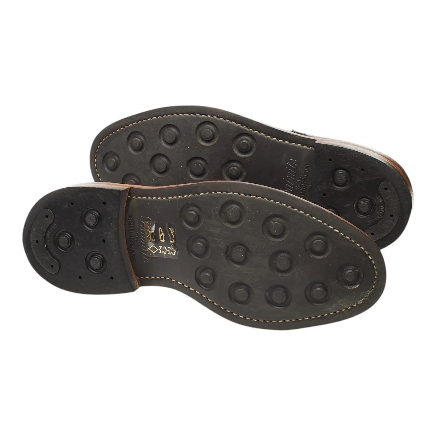 'Bourton' Dark Brown Leather Derby Brogues UK 8 - Image 5