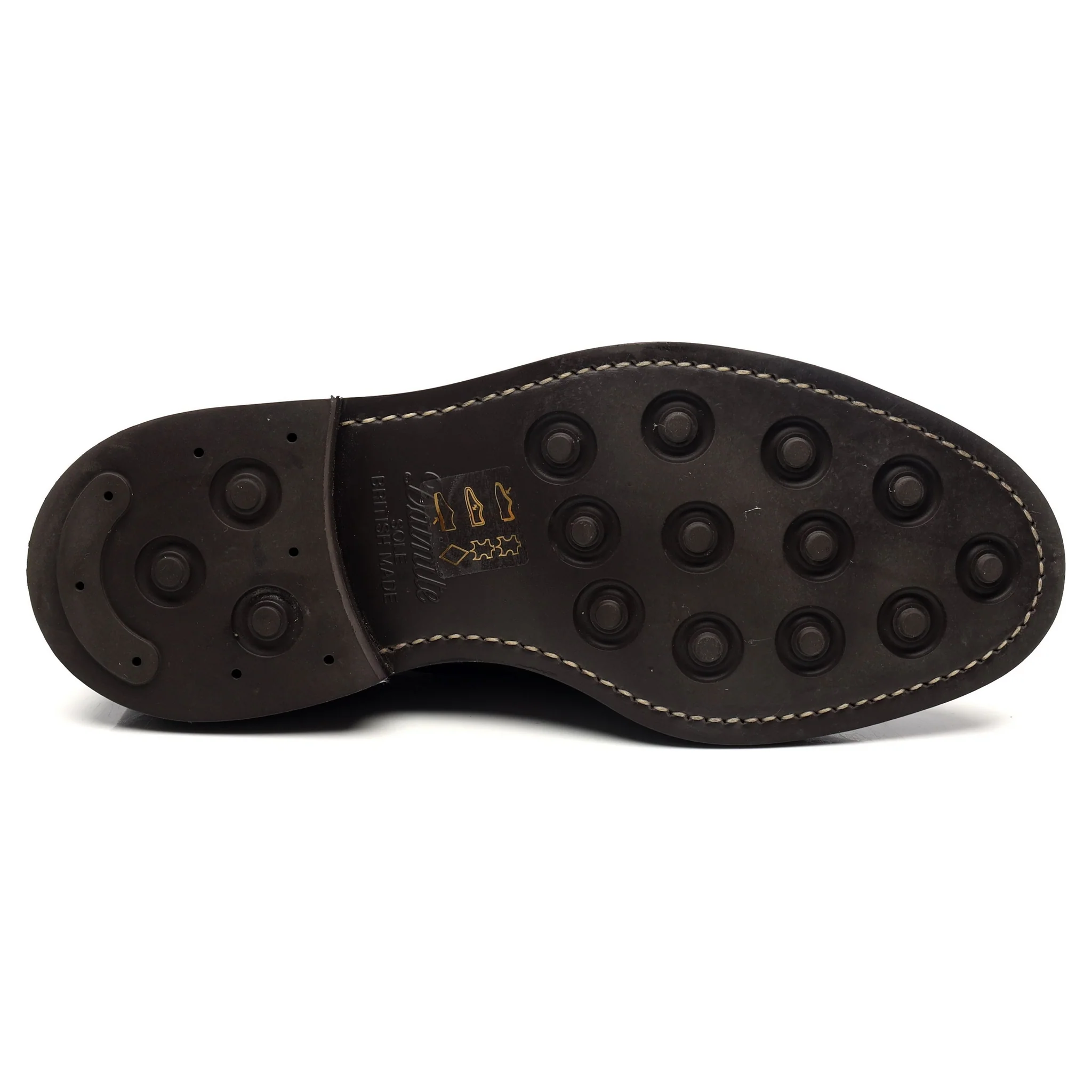 'Bourton' Dark Brown Leather Derby UK 9 - Image 11