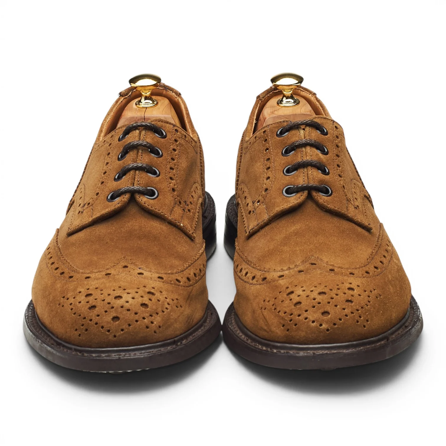 'Bourton' Snuff Brown Suede Derby Brogues UK 11 - Image 2