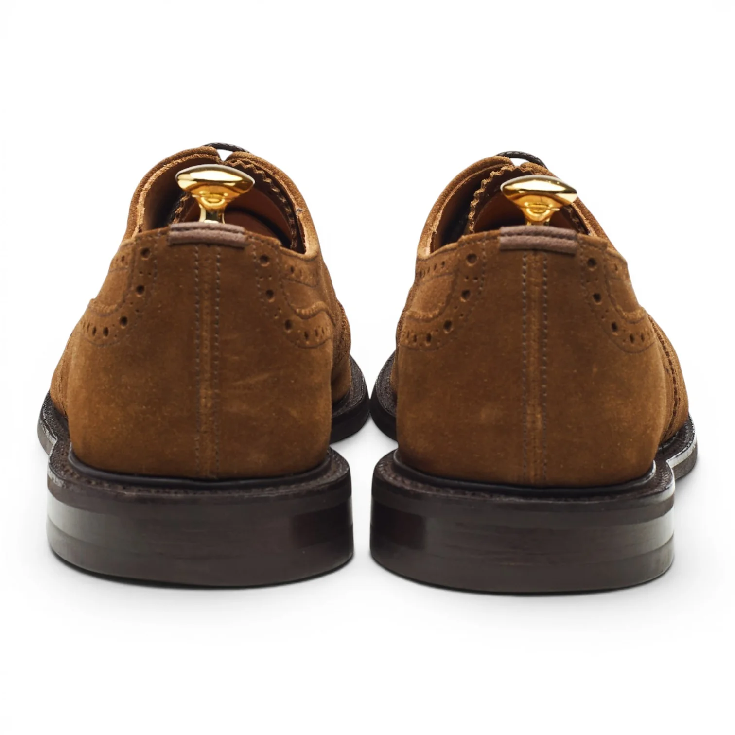 'Bourton' Snuff Brown Suede Derby Brogues UK 11 - Image 4