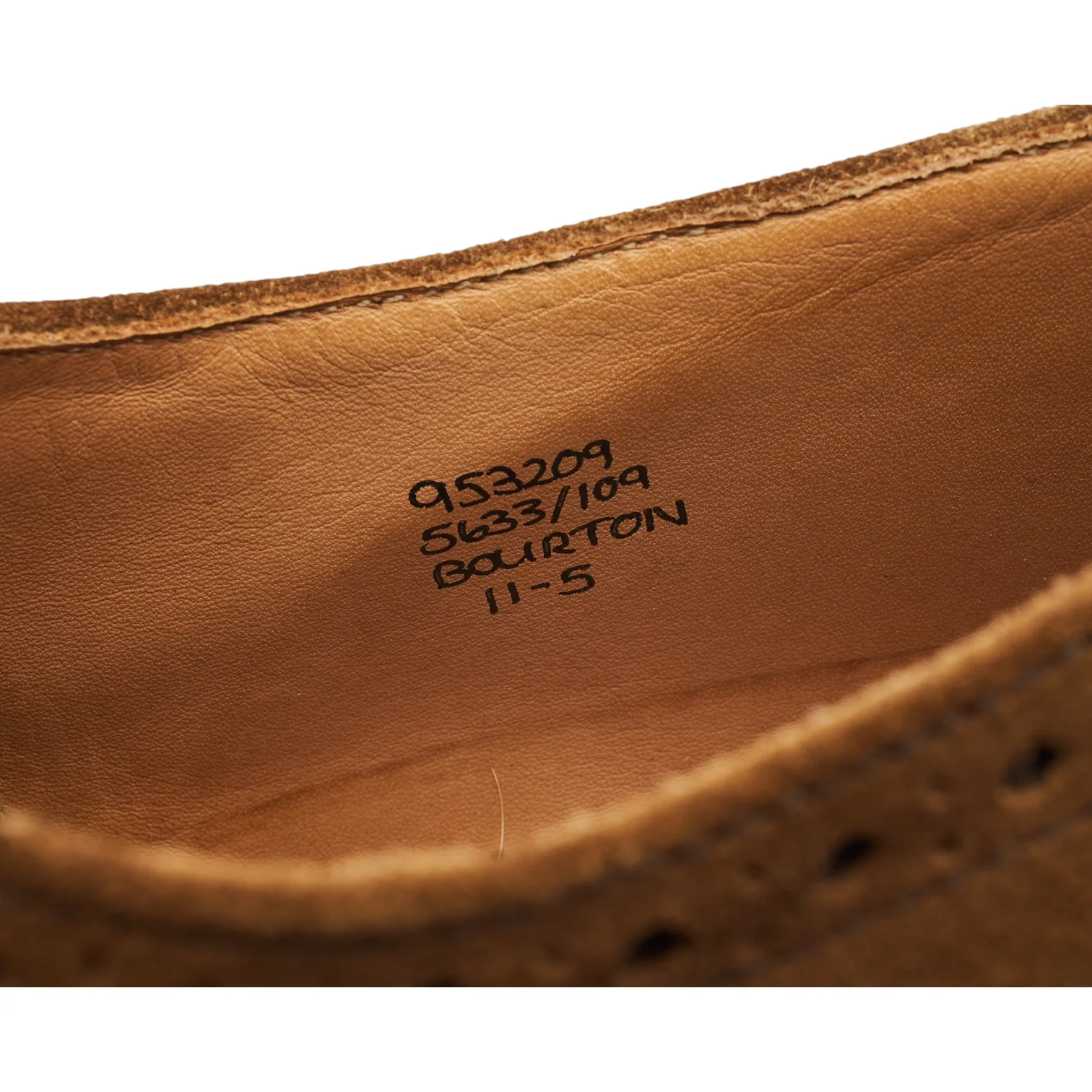 'Bourton' Snuff Brown Suede Derby Brogues UK 11 - Image 7